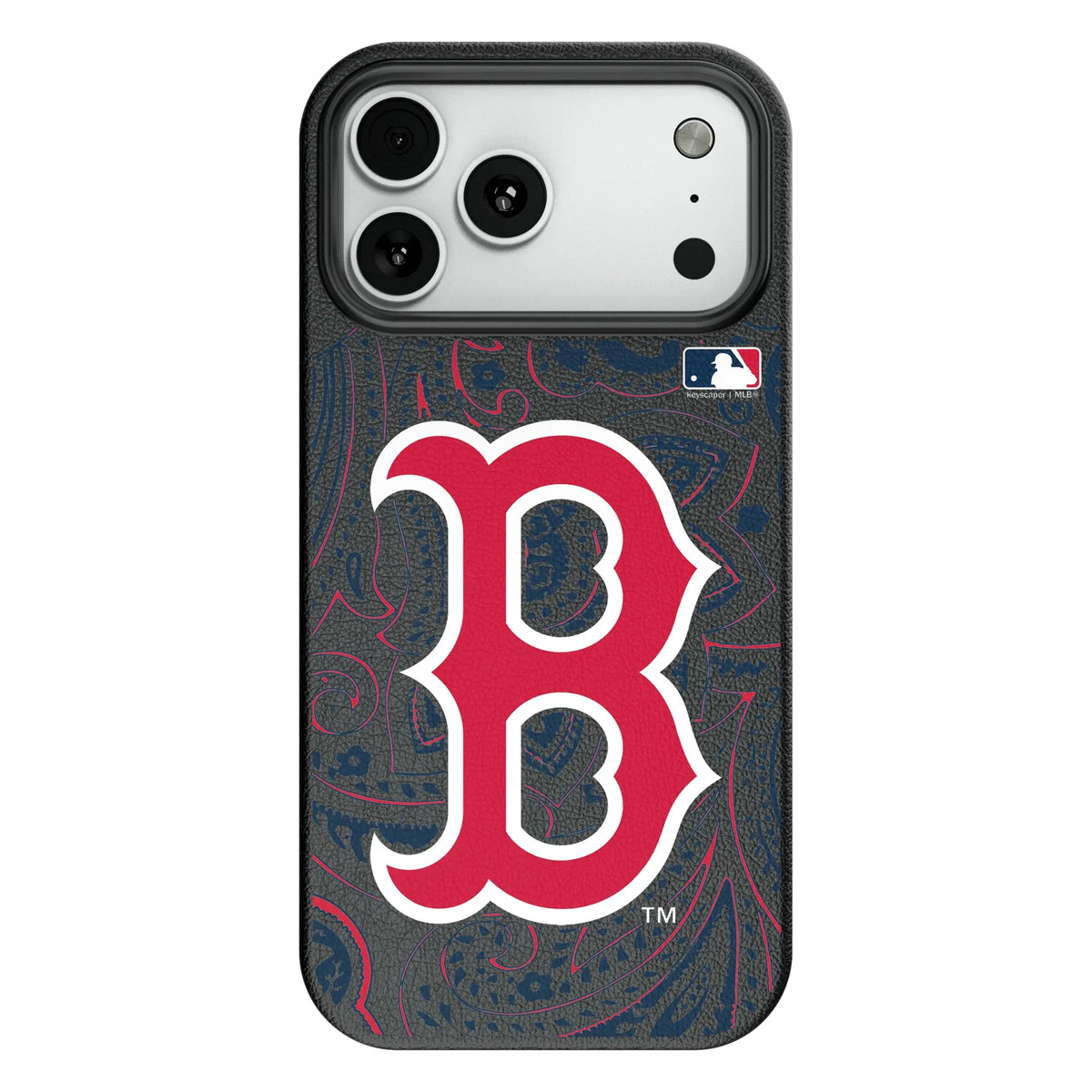 Boston Red Sox Paisley MagSafe Compatible Phone Case for Apple iPhone 8