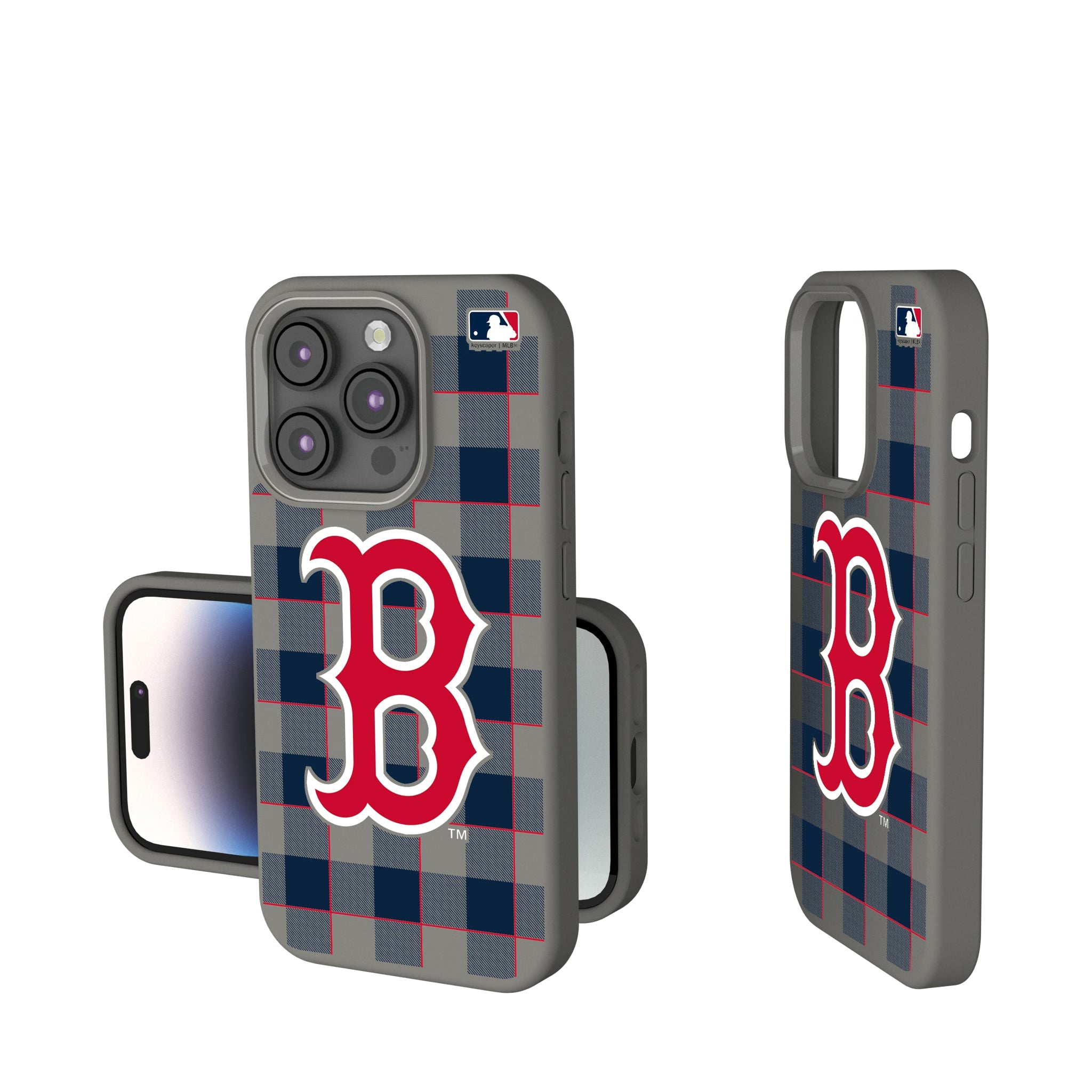 Boston Red Sox Plaid Soft Touch Phone Case 13