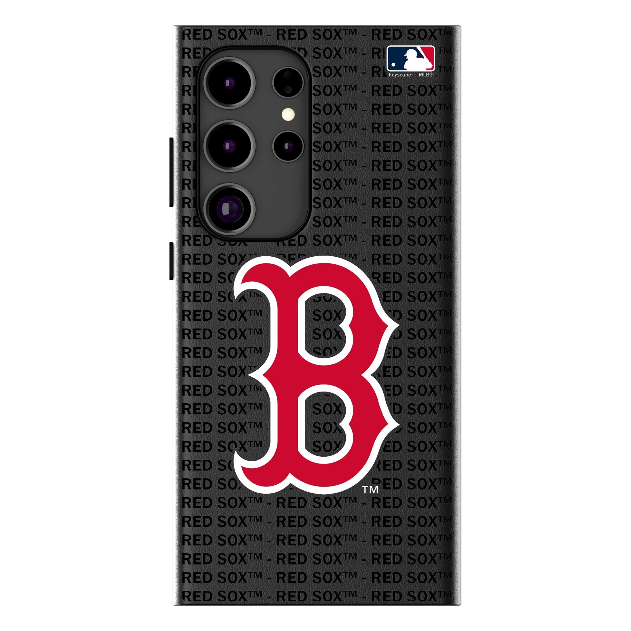 Boston Red Sox Text Backdrop MagSafe Compatible Phone Case for Samsung Galaxy 18