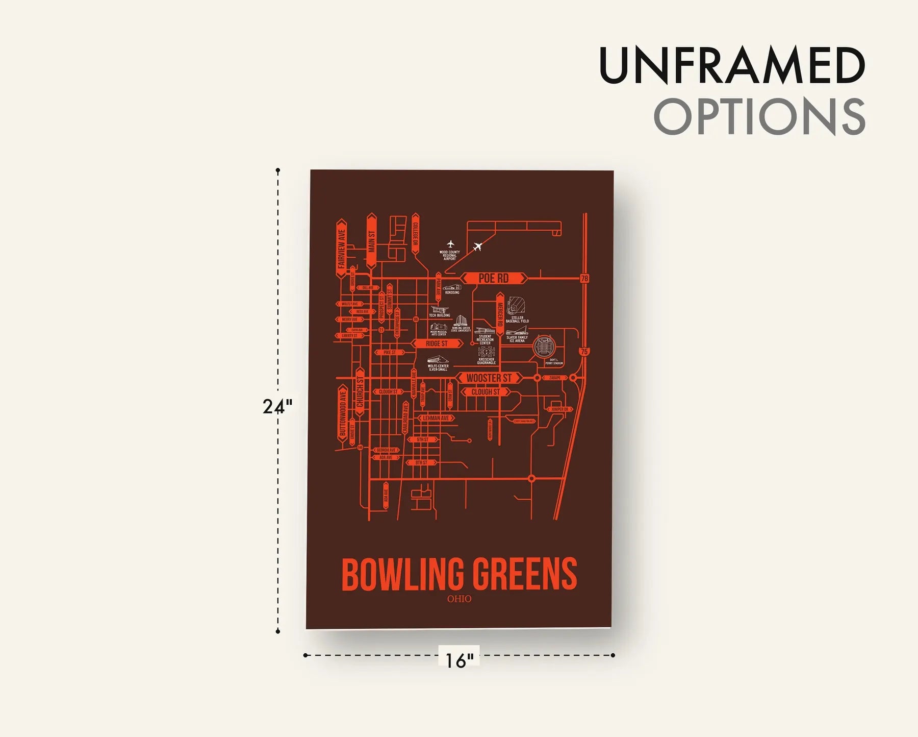Bowling Green, Ohio street map 11