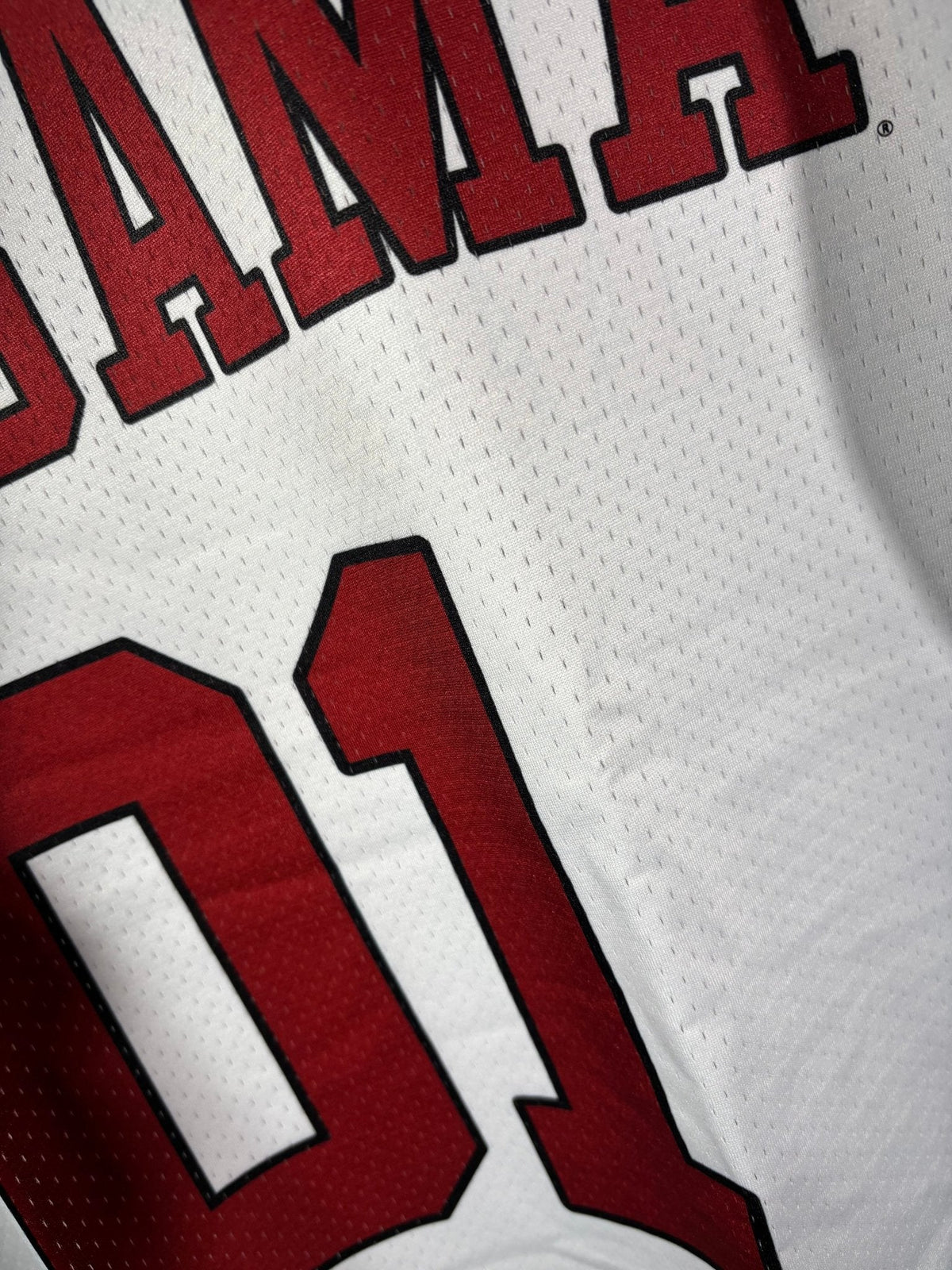 Boxy Oversized Alabama #01 Football Jersey 4