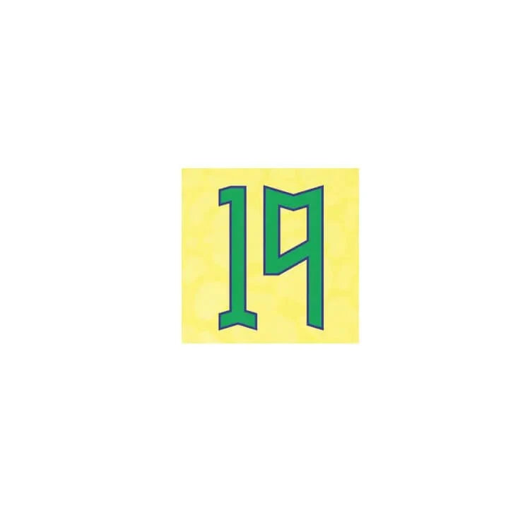 Brazil 2022-23 Home Antony #19 Jersey Name Set 2