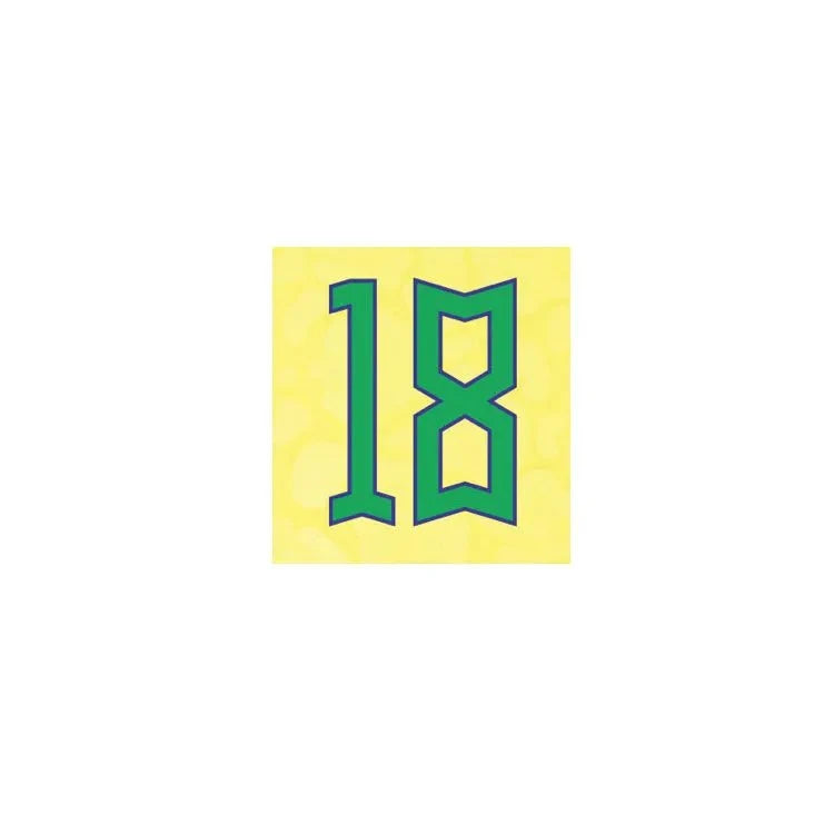 Brazil 2022-23 Home G. Jesus #18 Jersey Name Set 2