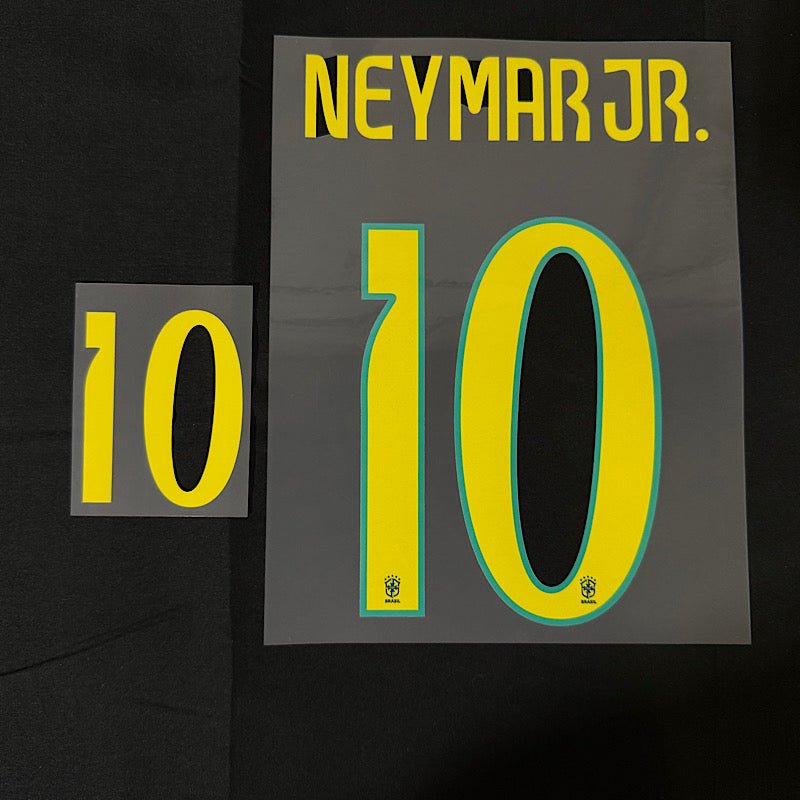 Brazil 2024/25 Away NEYMAR JR  Youth Official Name Set 1