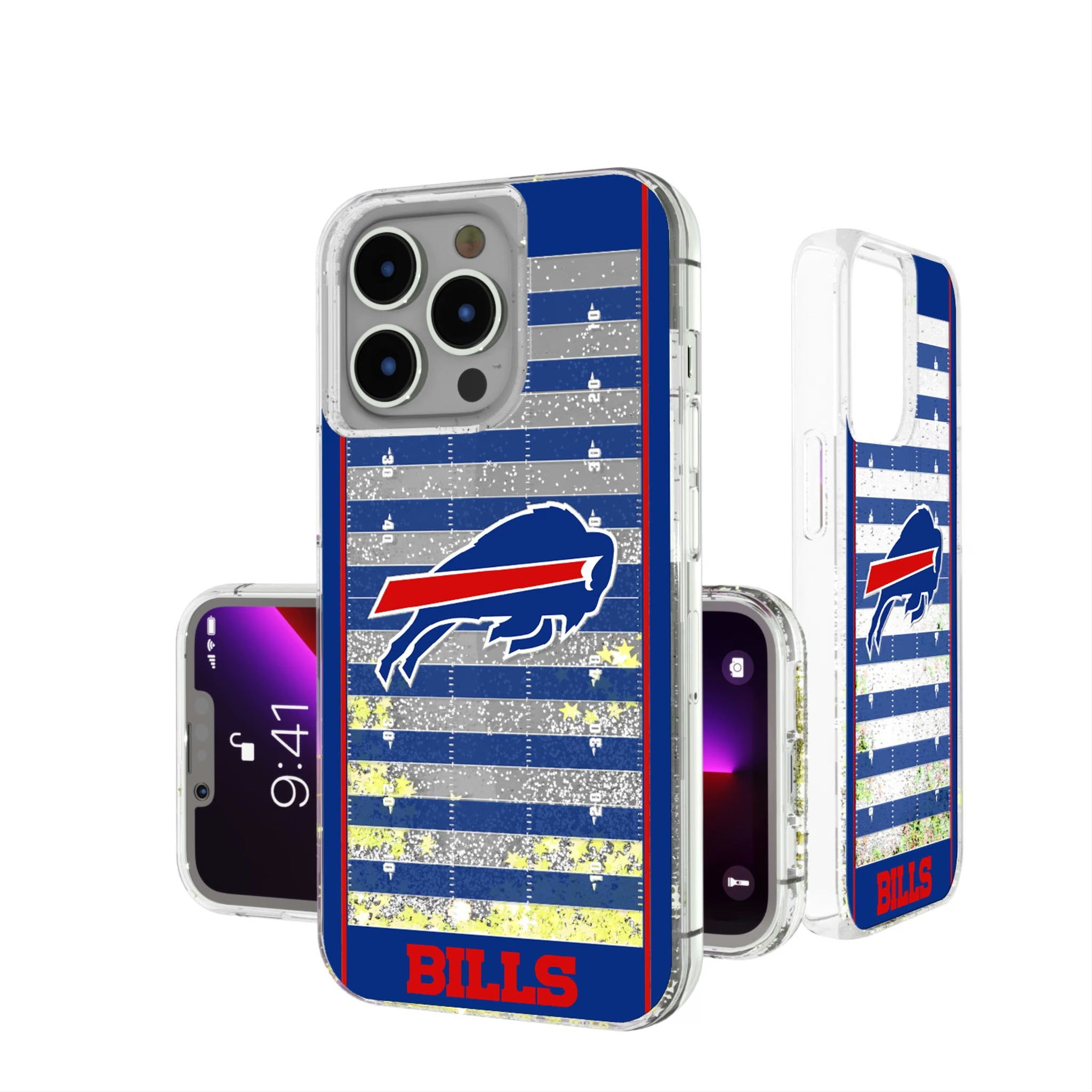 Buffalo Bills Field Glitter Phone Case 17