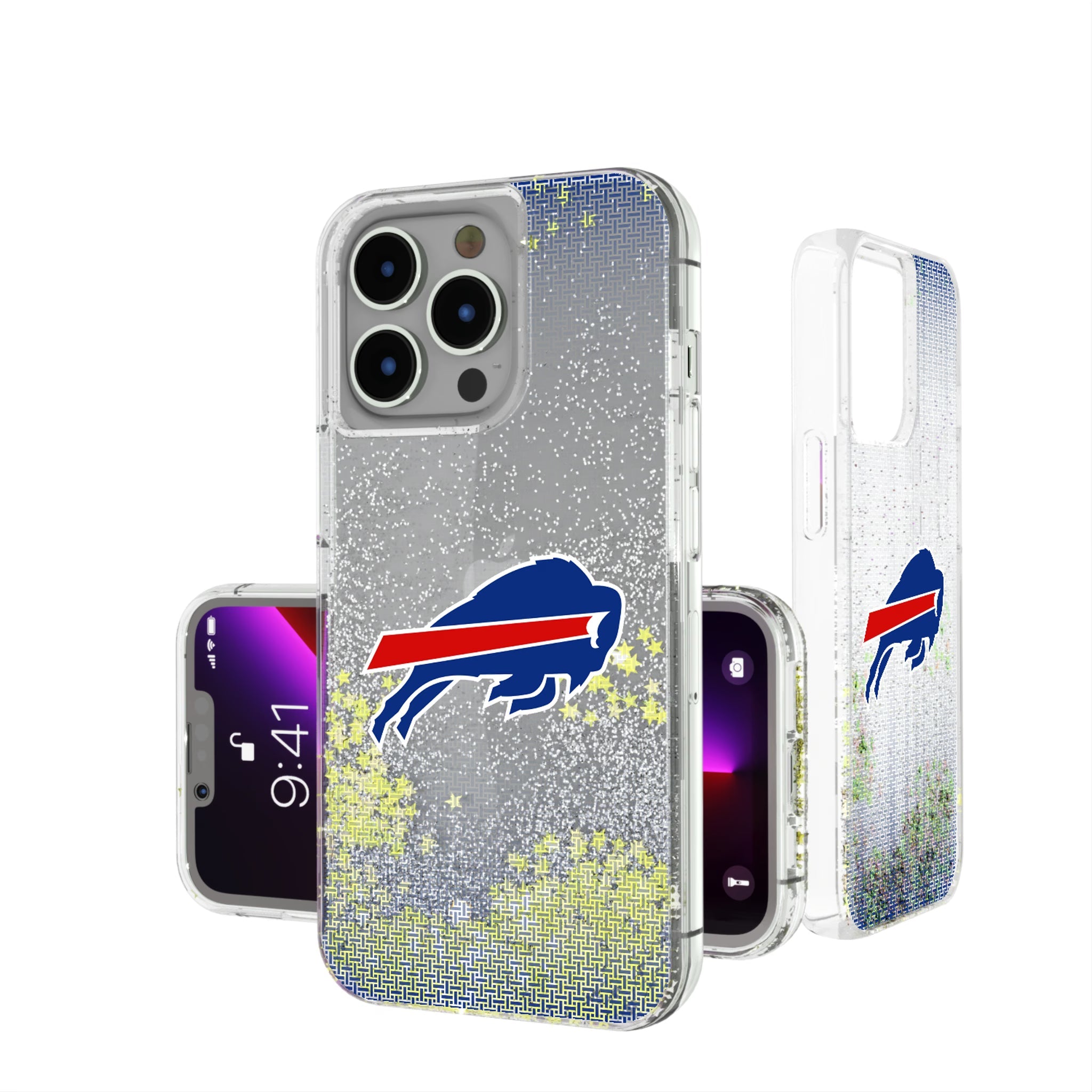 Buffalo Bills Linen Glitter Phone Case 6