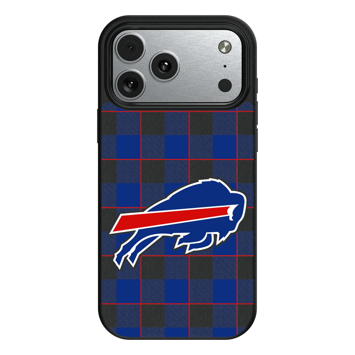 Buffalo Bills Plaid MagSafe Compatible Phone Case for Apple iPhone 9