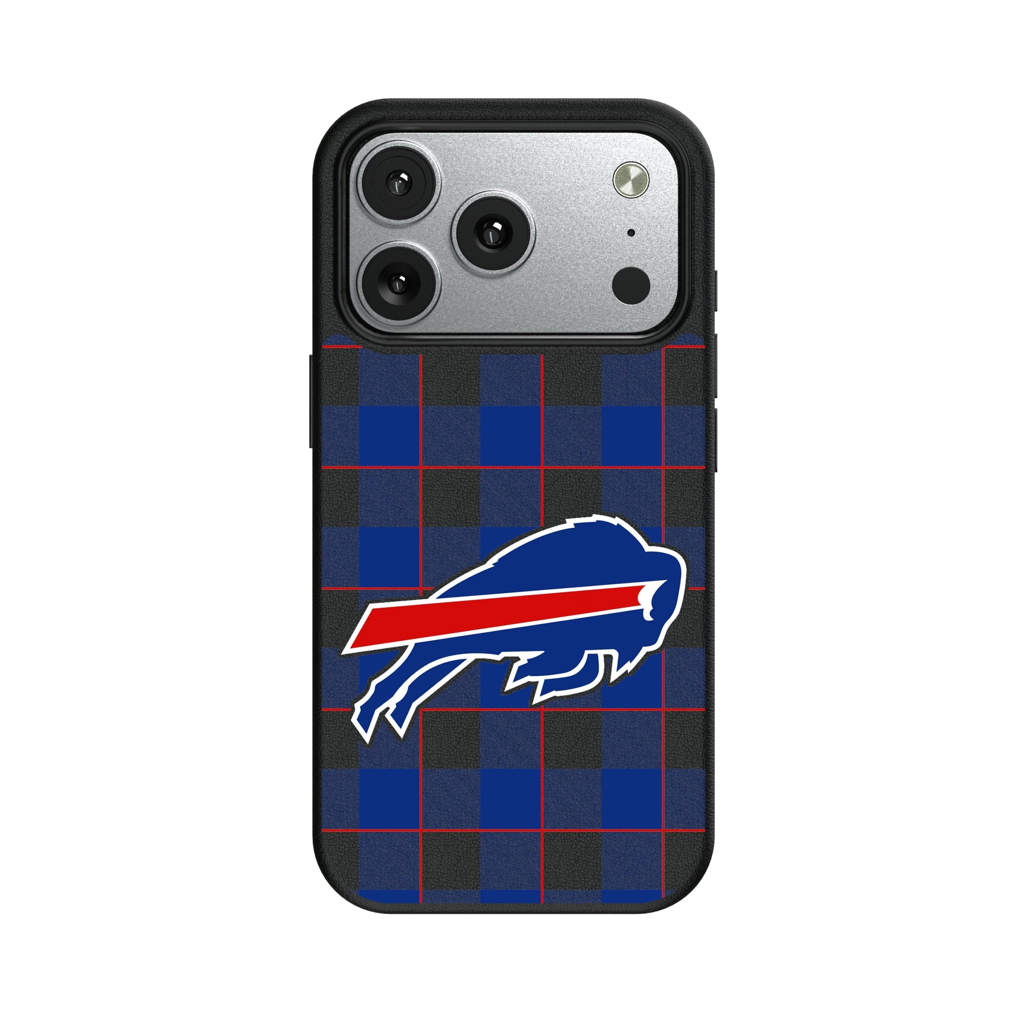Buffalo Bills Plaid MagSafe Compatible Phone Case for Apple iPhone 8