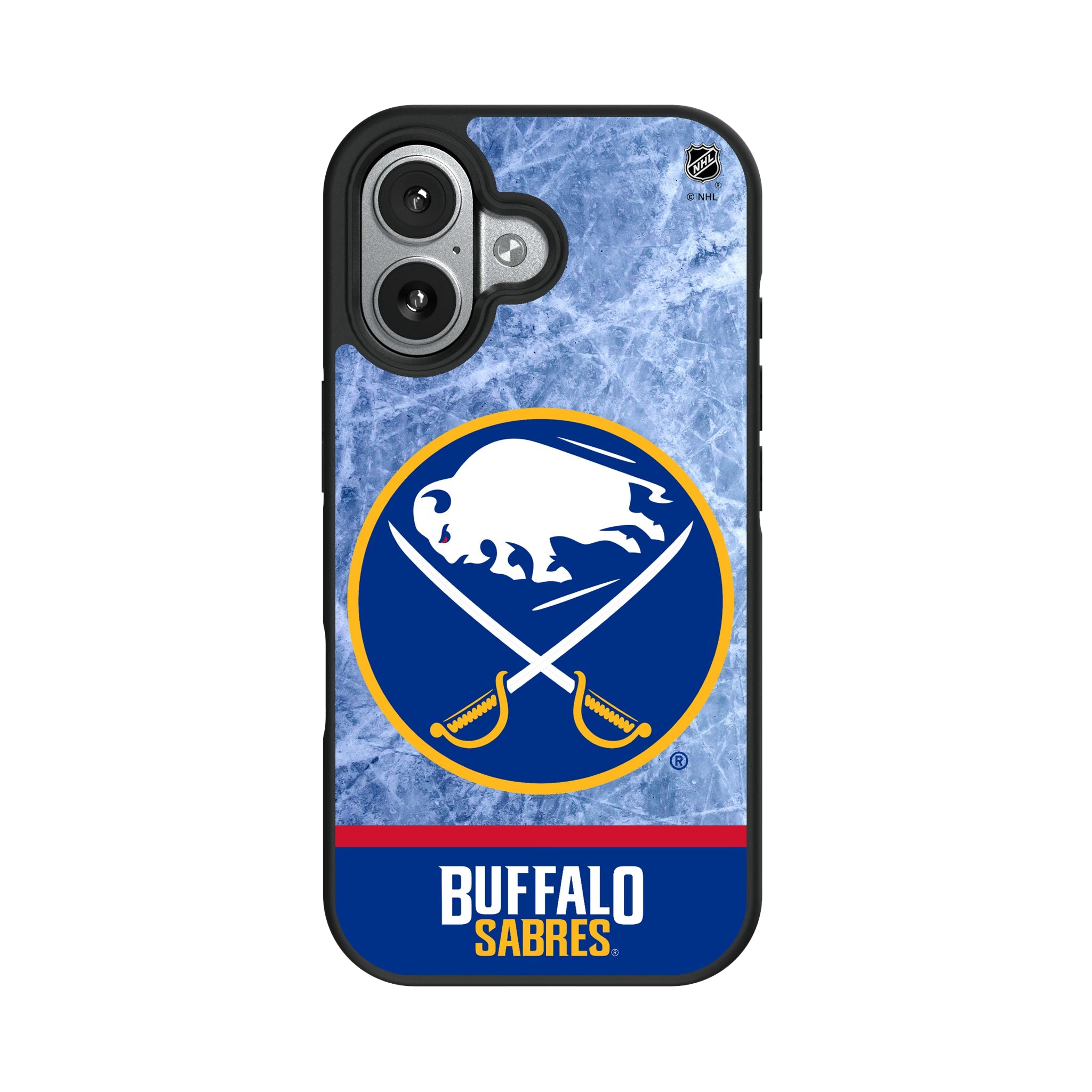 Buffalo Sabres Ice Wordmark Bump Phone Case 8