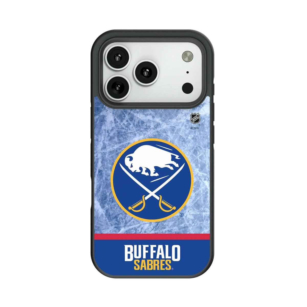 Buffalo Sabres Ice Wordmark Bump Phone Case 12