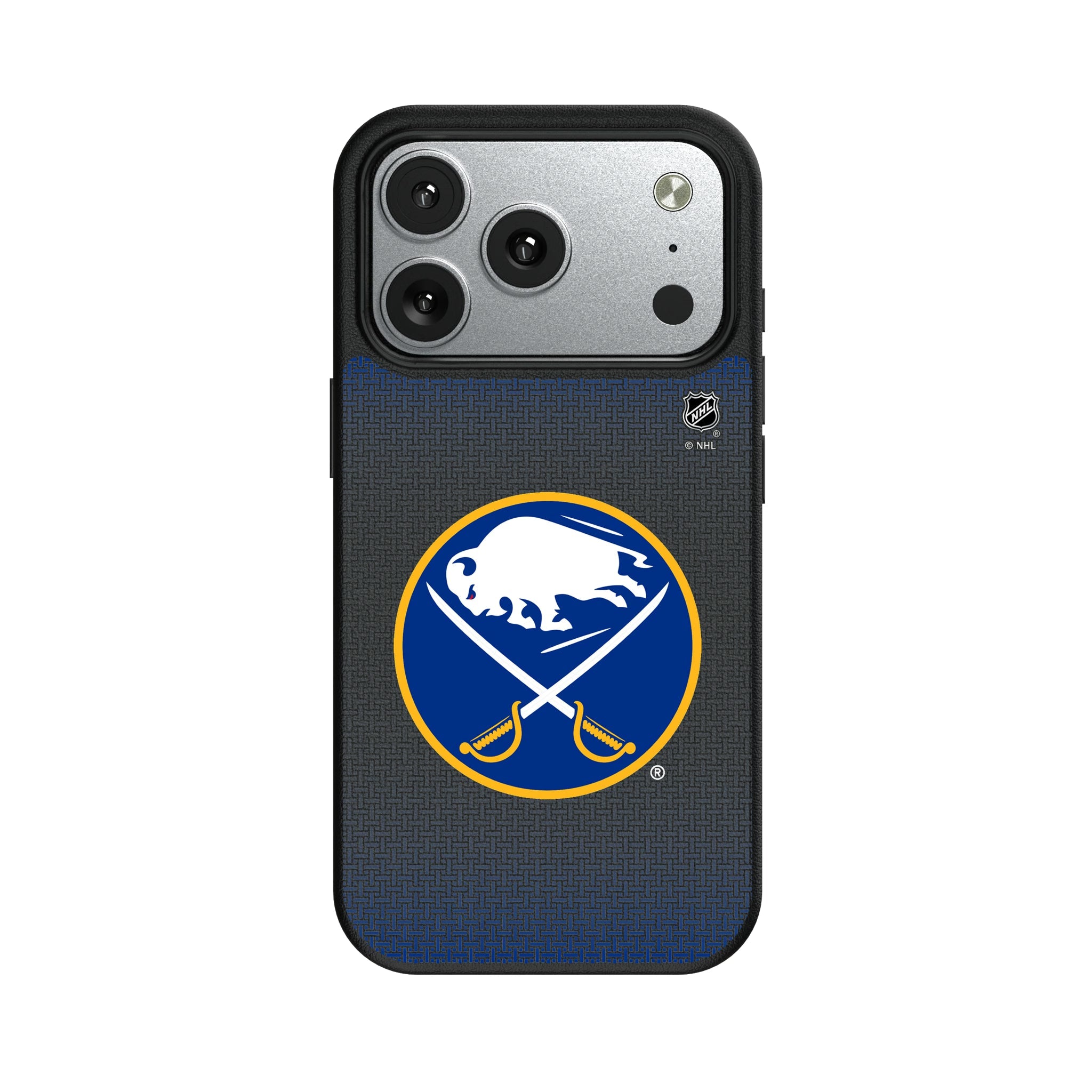 Buffalo Sabres Linen MagSafe Compatible Phone Case for Apple iPhone 9