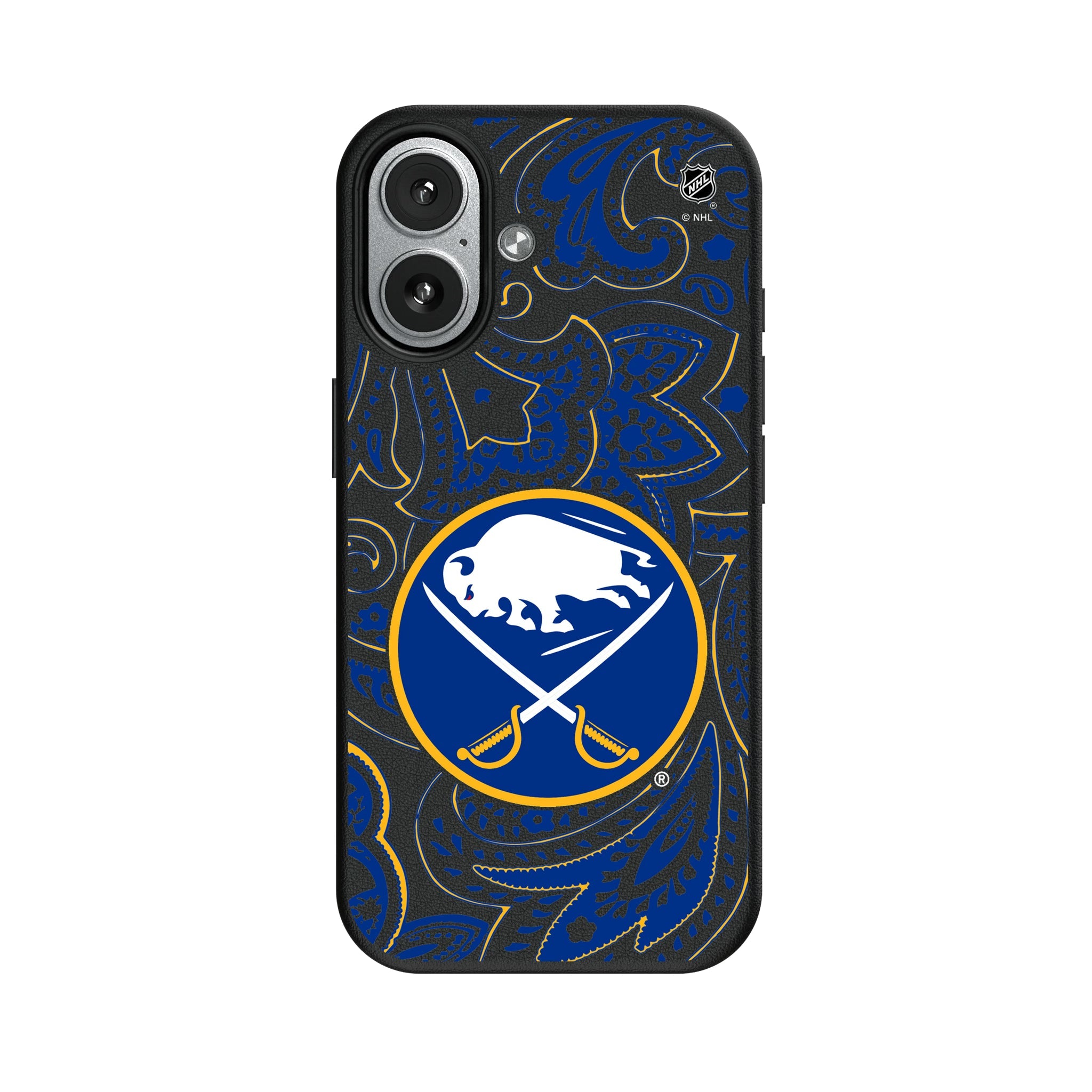 Buffalo Sabres Paisley MagSafe Compatible Phone Case for Apple iPhone 7