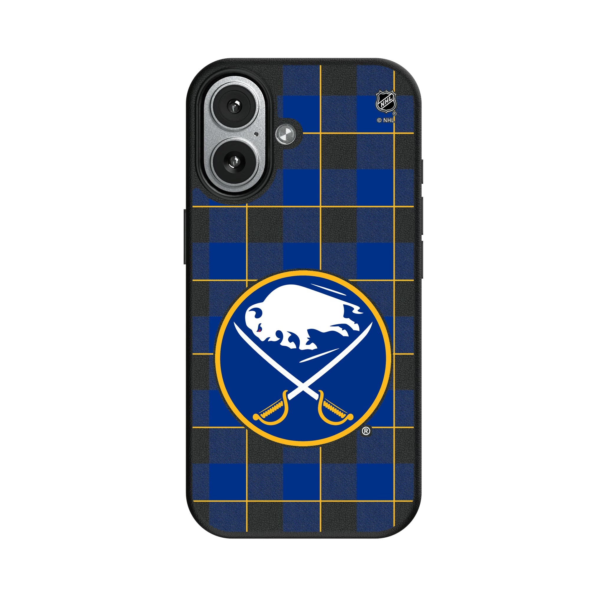 Buffalo Sabres Plaid MagSafe Compatible Phone Case for Apple iPhone 7