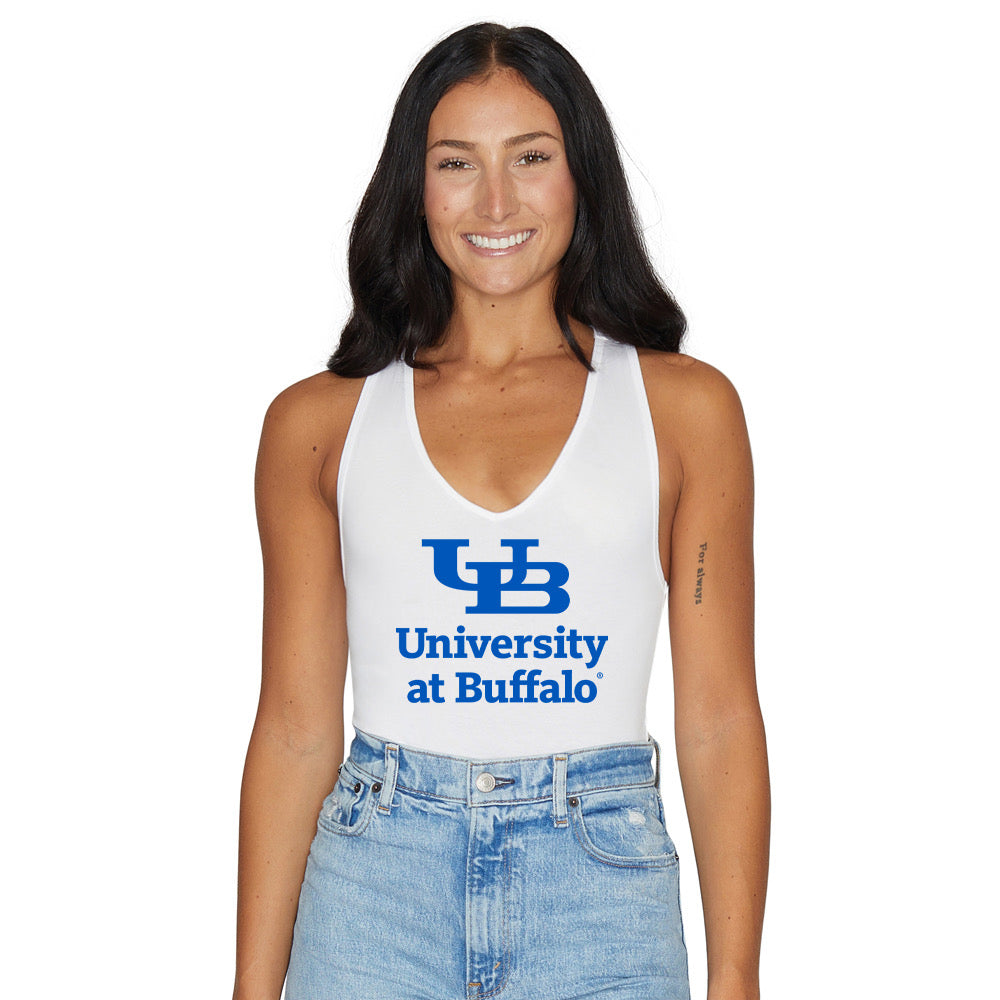 Buffalo Bulls White Bodysuit | lojobands