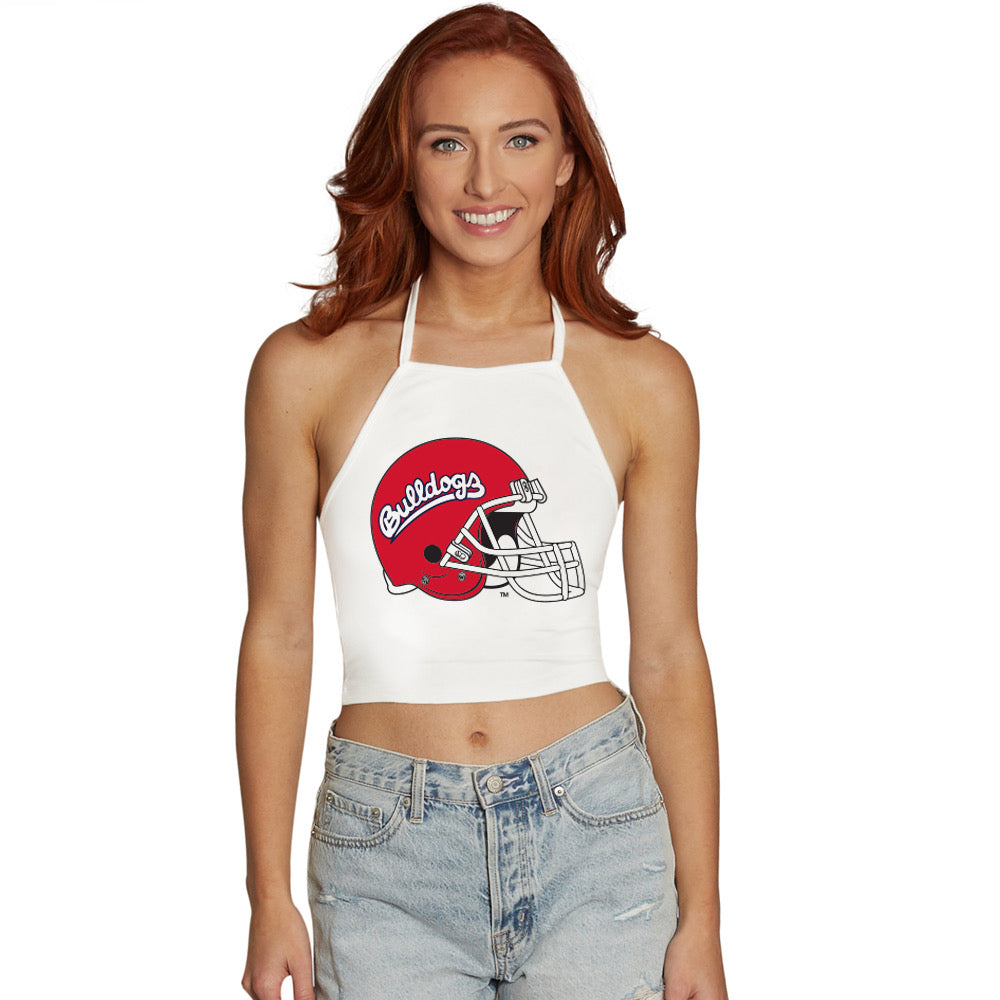 Fresno State White Halter Top | lojobands