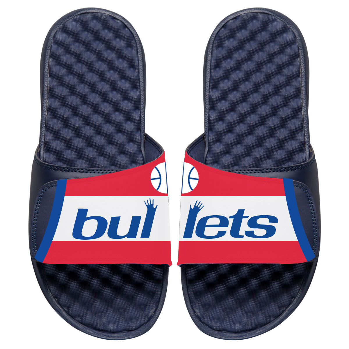 Washington Bullets Hardwood Classic Jersey Slides 1
