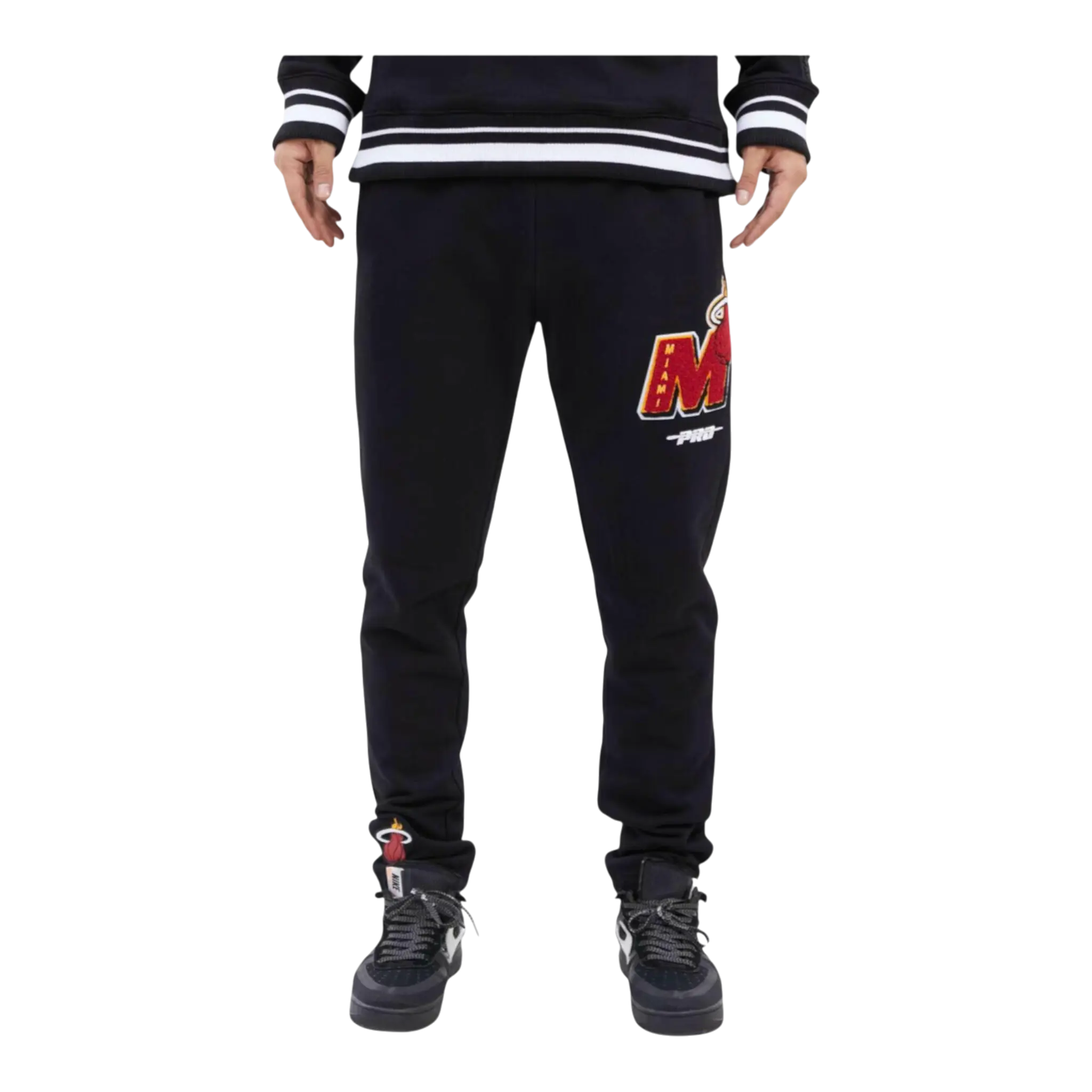 Pro Standard NBA Miami Heat Mash Up Logo Men's Sweatpants 1