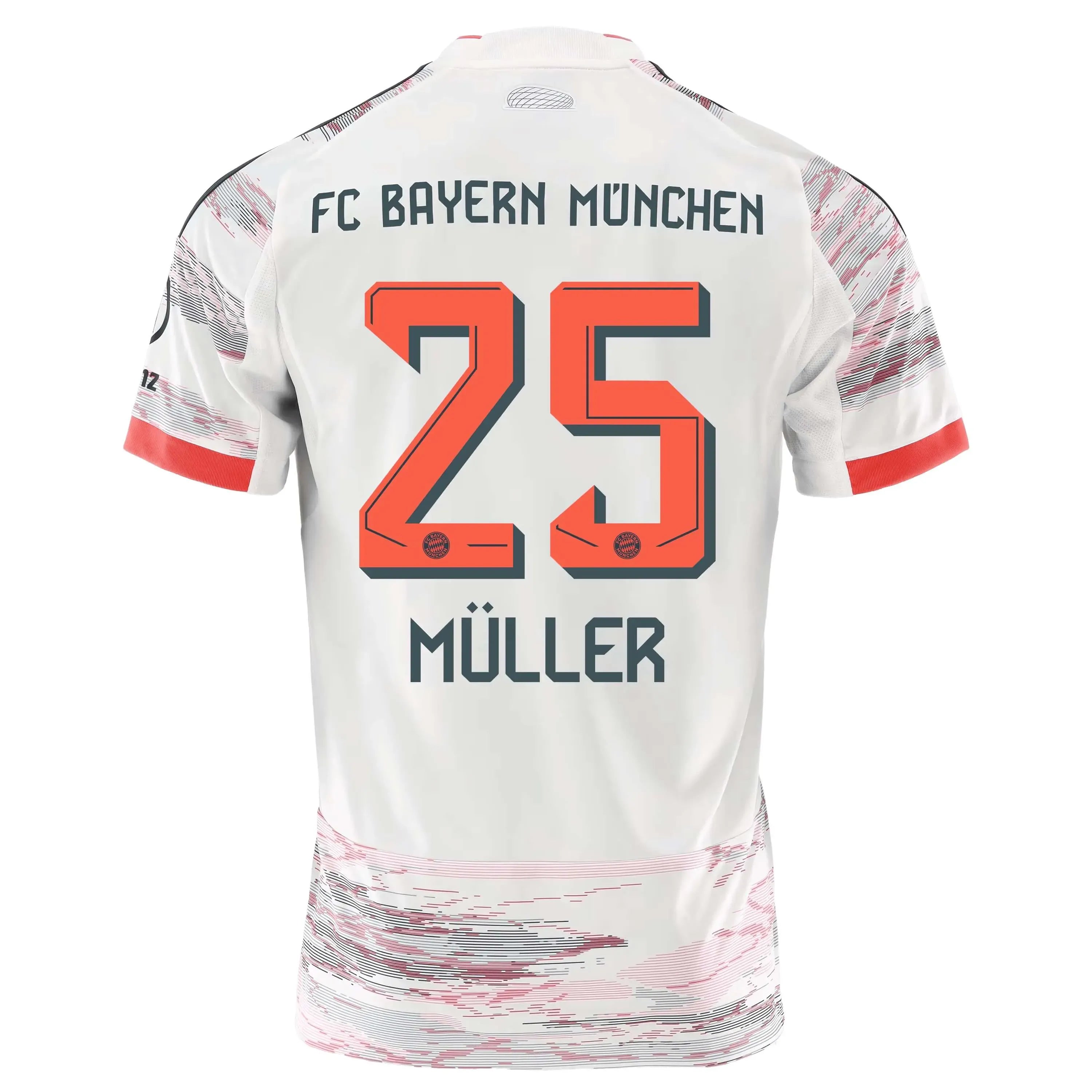 adidas 2025-26 Bayern Munich Men's Stadium Away Soccer Jersey 12
