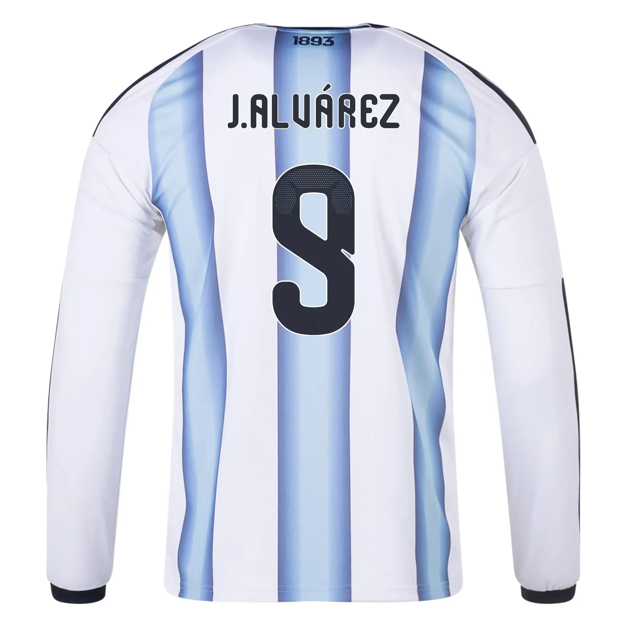 adidas 2026 Argentina Men's Authentic Home Long-Sleeve Soccer Jersey 18