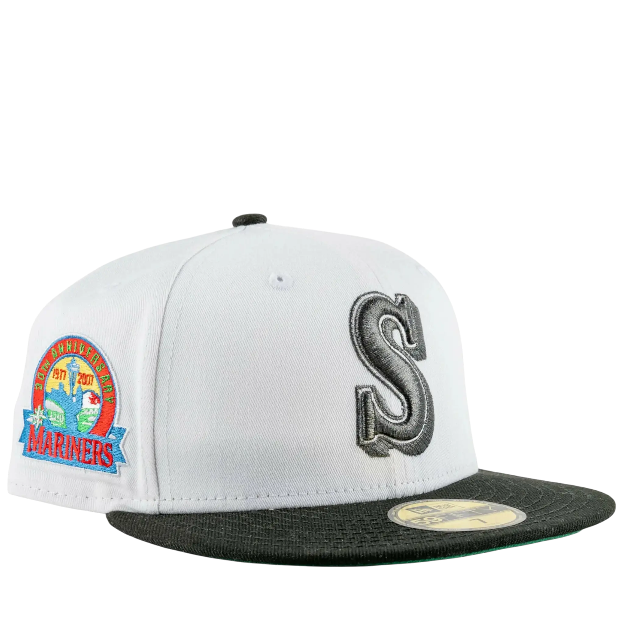 New Era 59Fifty Seattle Mariners 30th Anniversary Family Nights Pack Fitted Hat White/Black 1