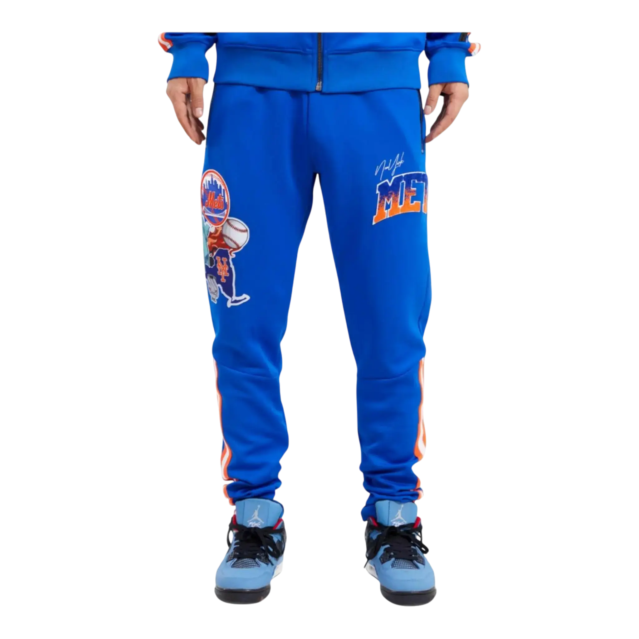 Pro Standard New York Mets Home Town Men Track Pants Royal Blue 1