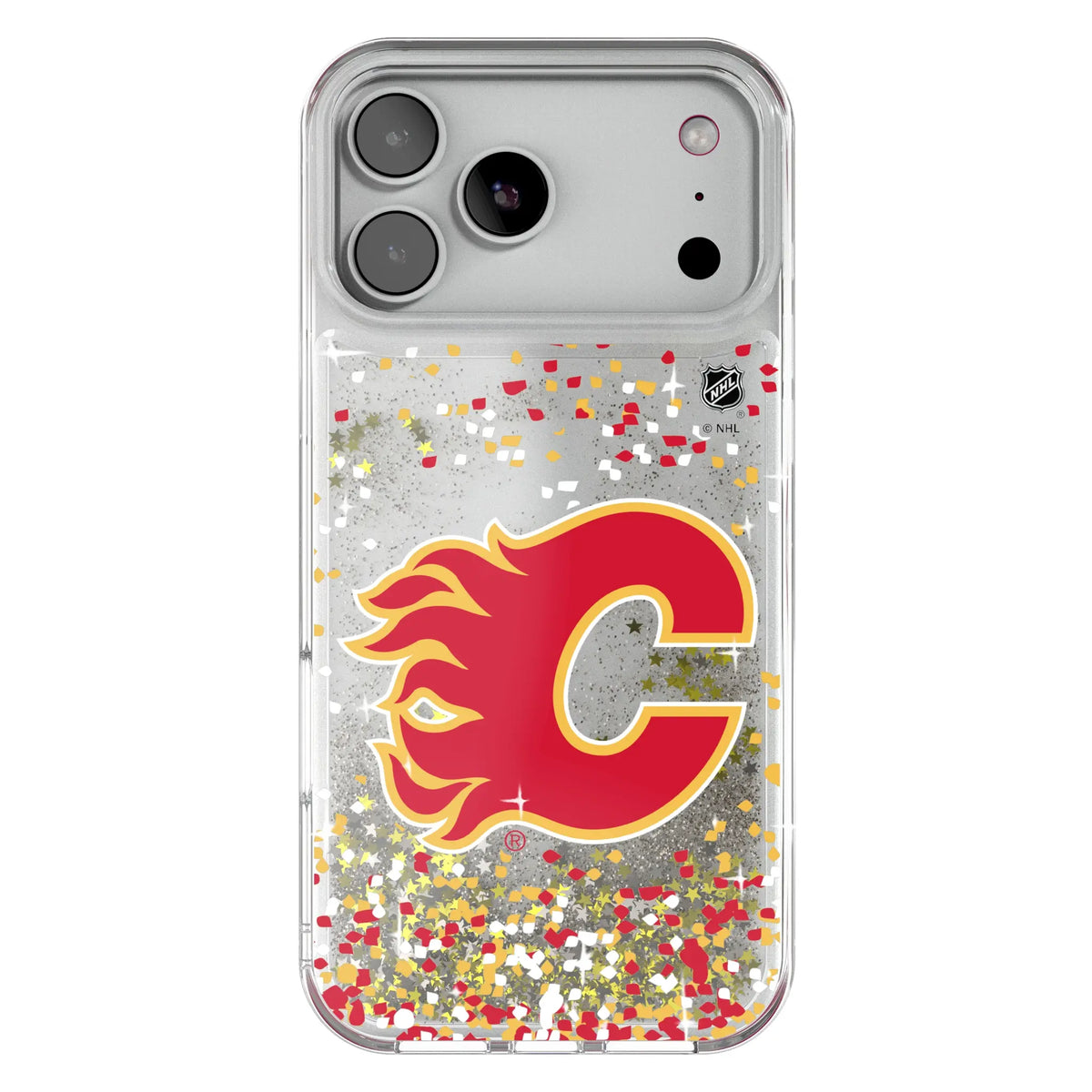 Calgary Flames Confetti Glitter Phone Case 20