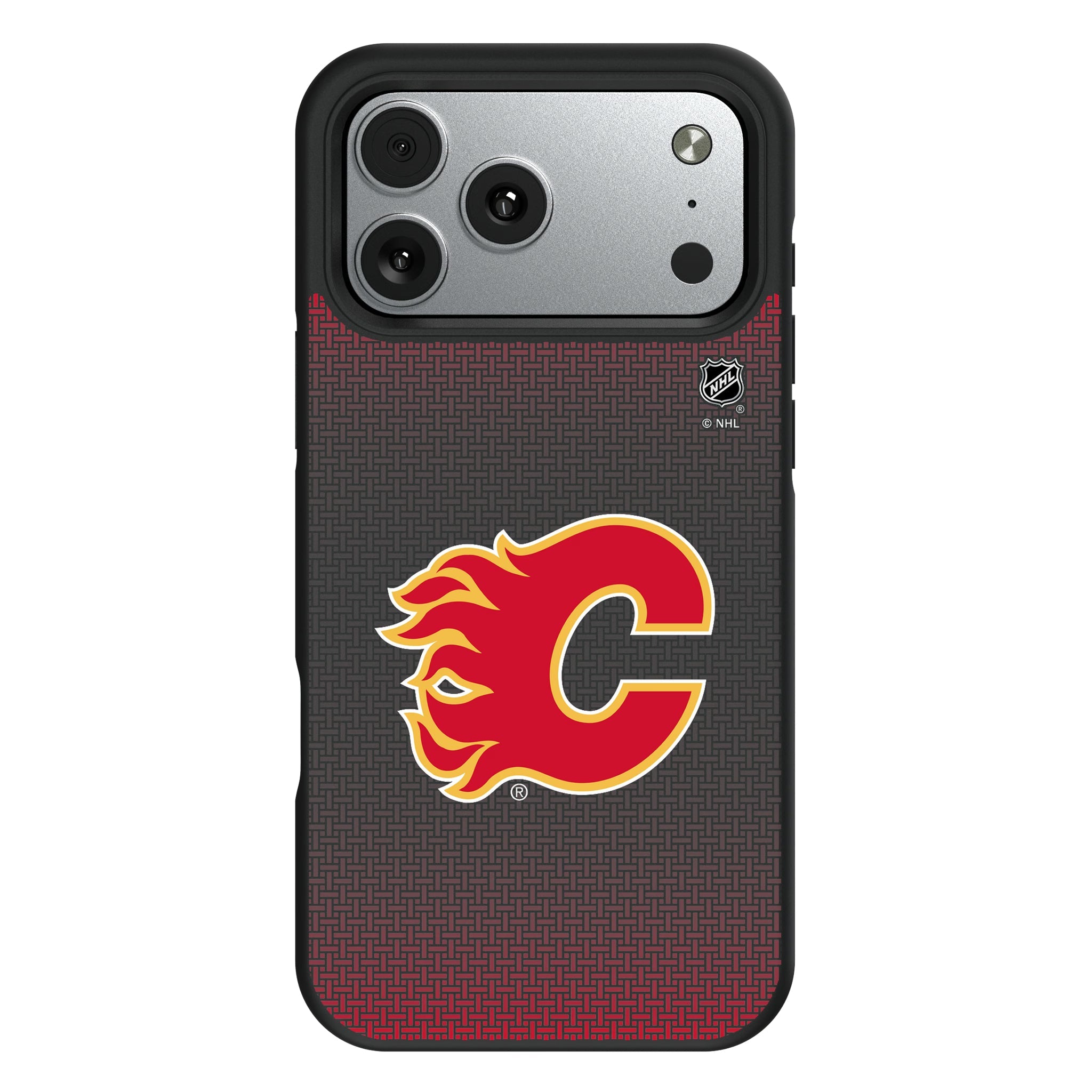 Calgary Flames Linen Bump Phone Case 10