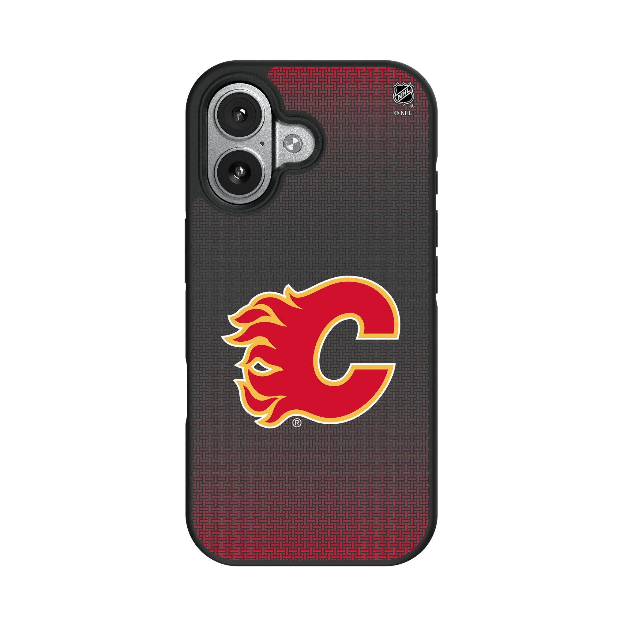 Calgary Flames Linen Bump Phone Case 8