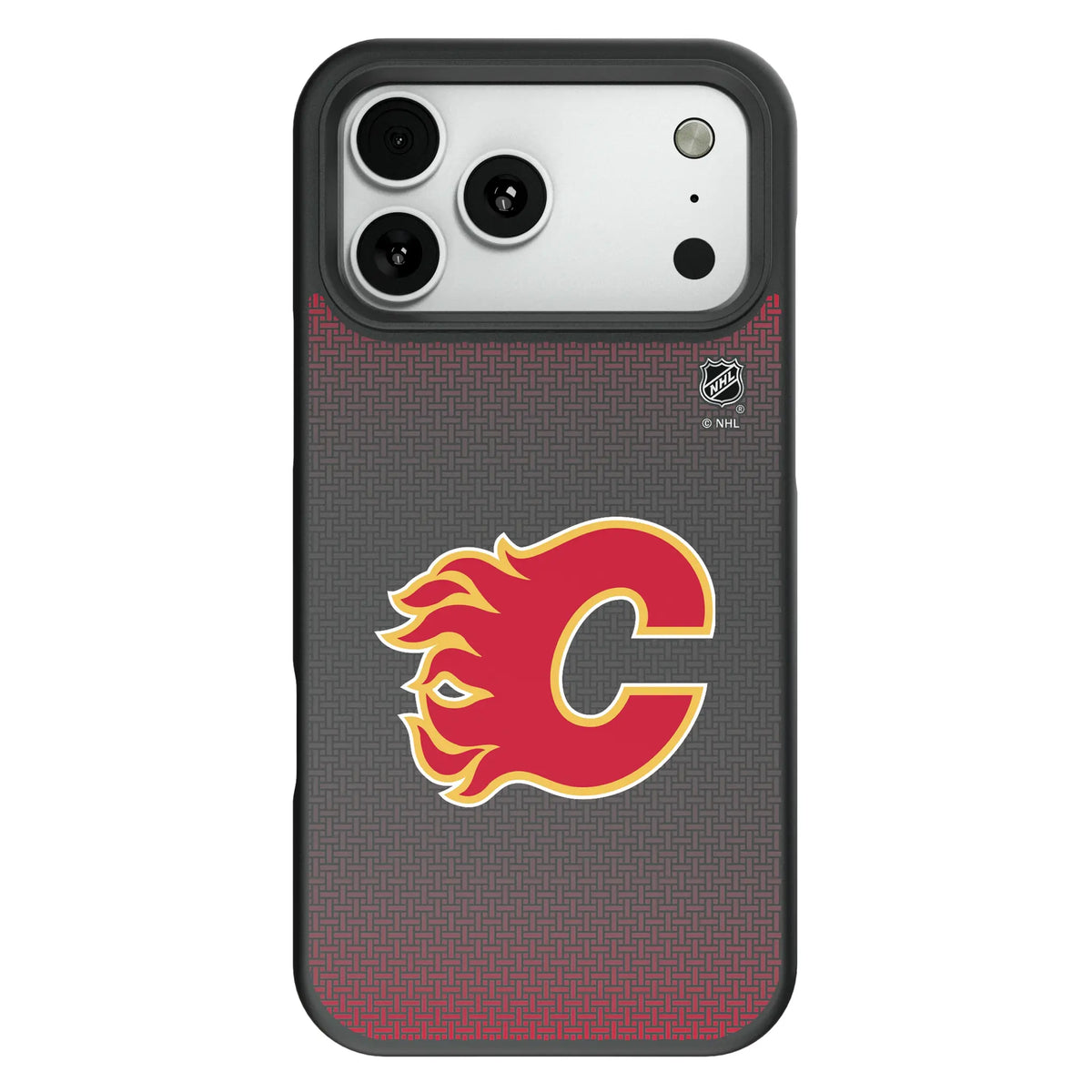 Calgary Flames Linen Bump Phone Case 12