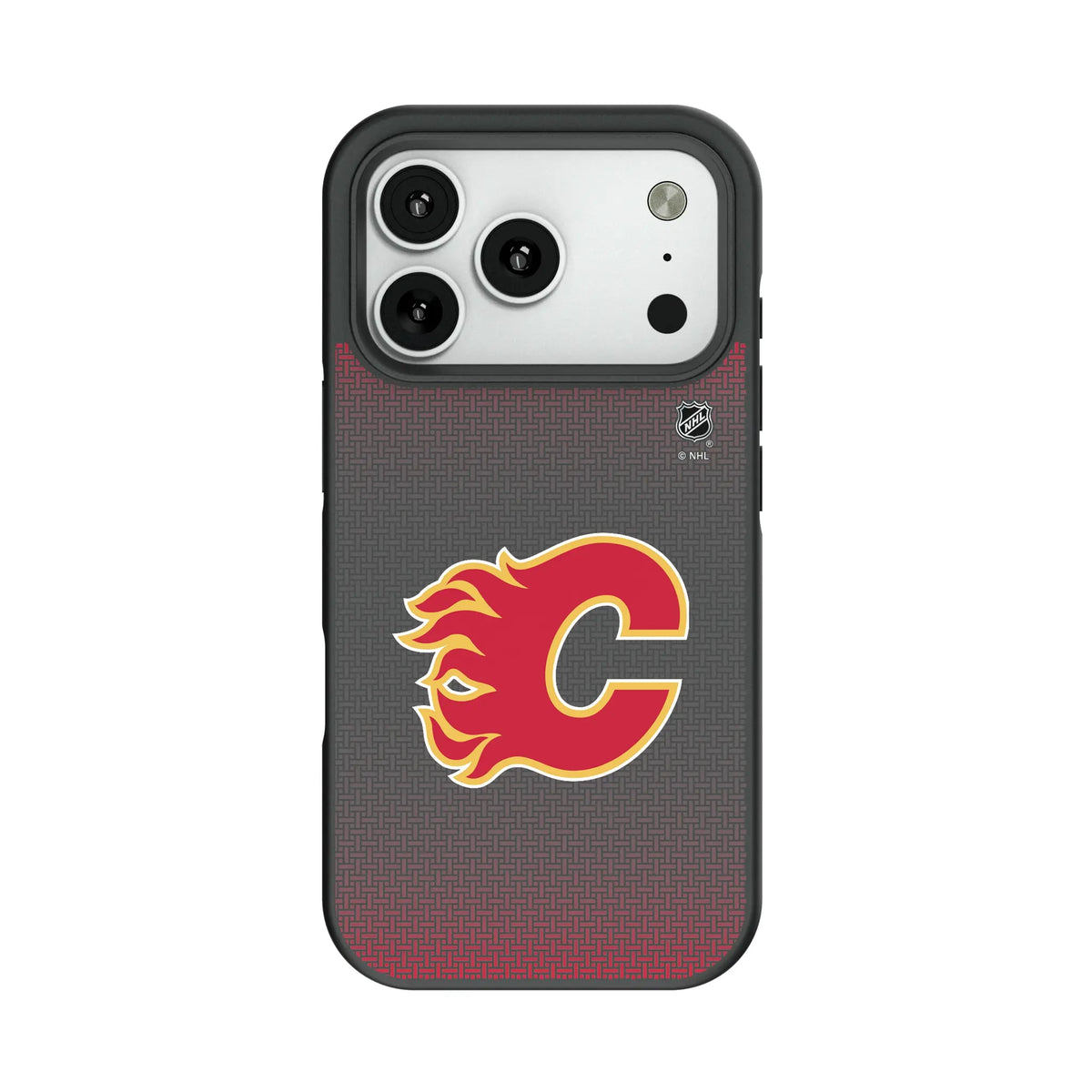 Calgary Flames Linen Bump Phone Case 11