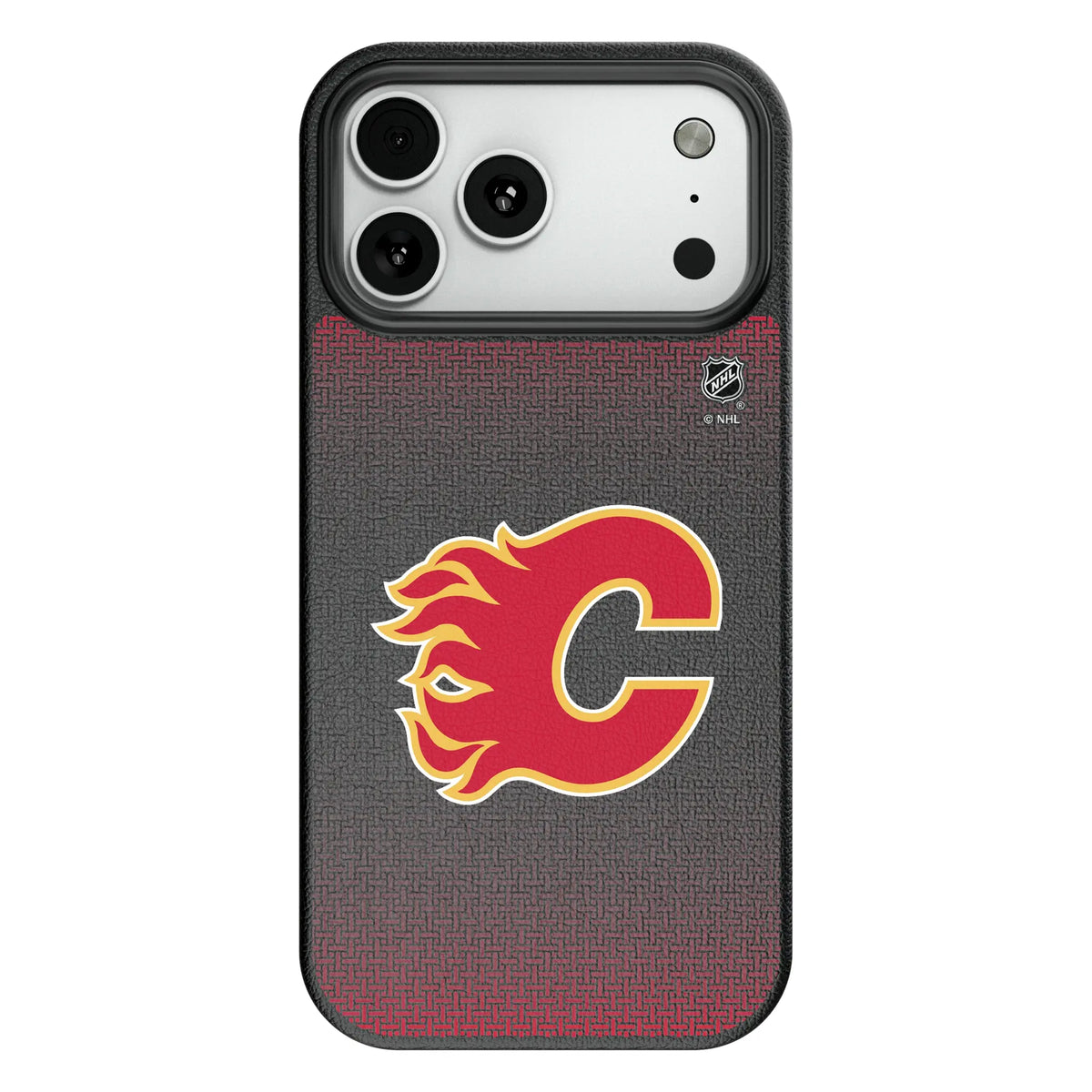 Calgary Flames Linen MagSafe Compatible Phone Case for Apple iPhone 11