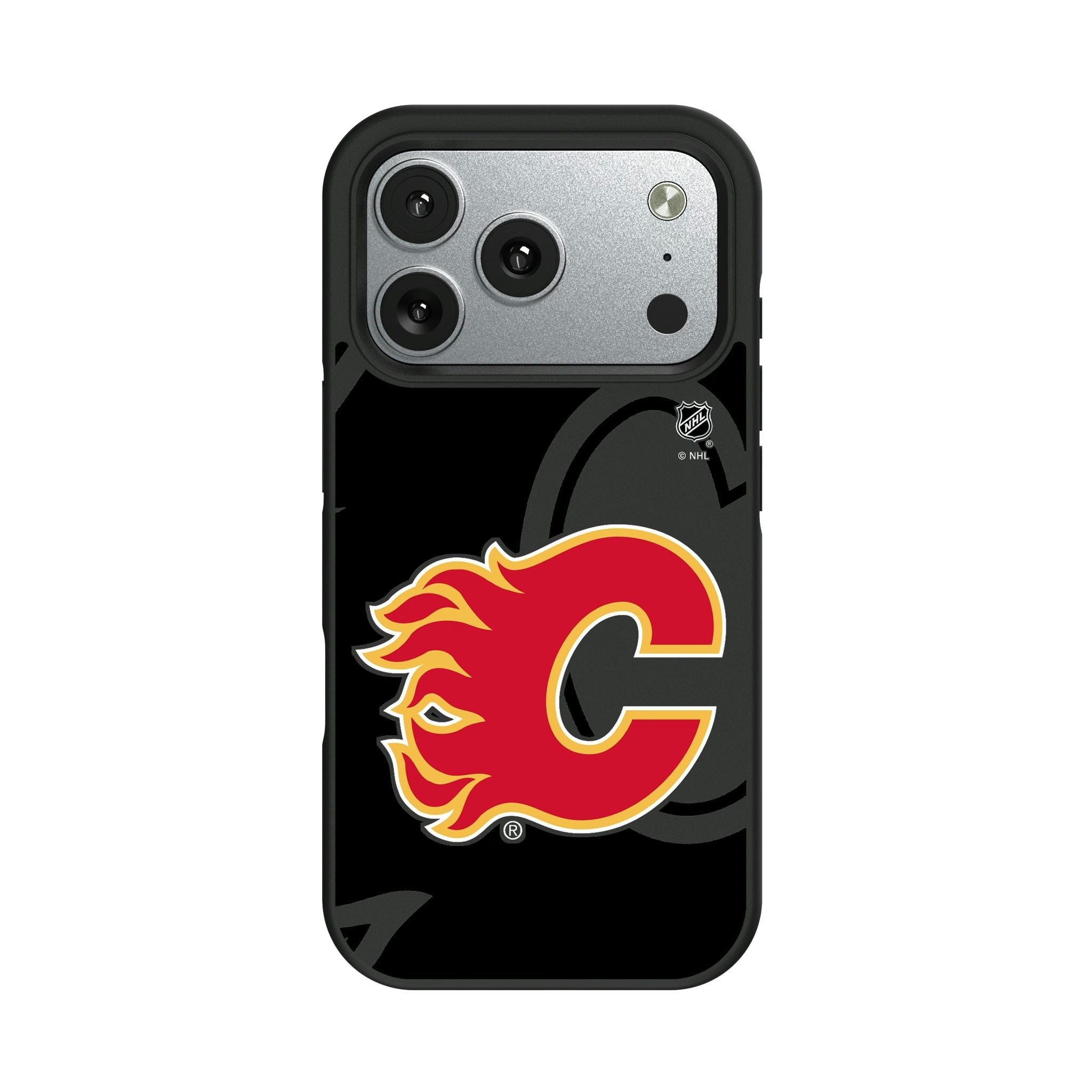 Calgary Flames Monocolor Tilt Bump Phone Case 10