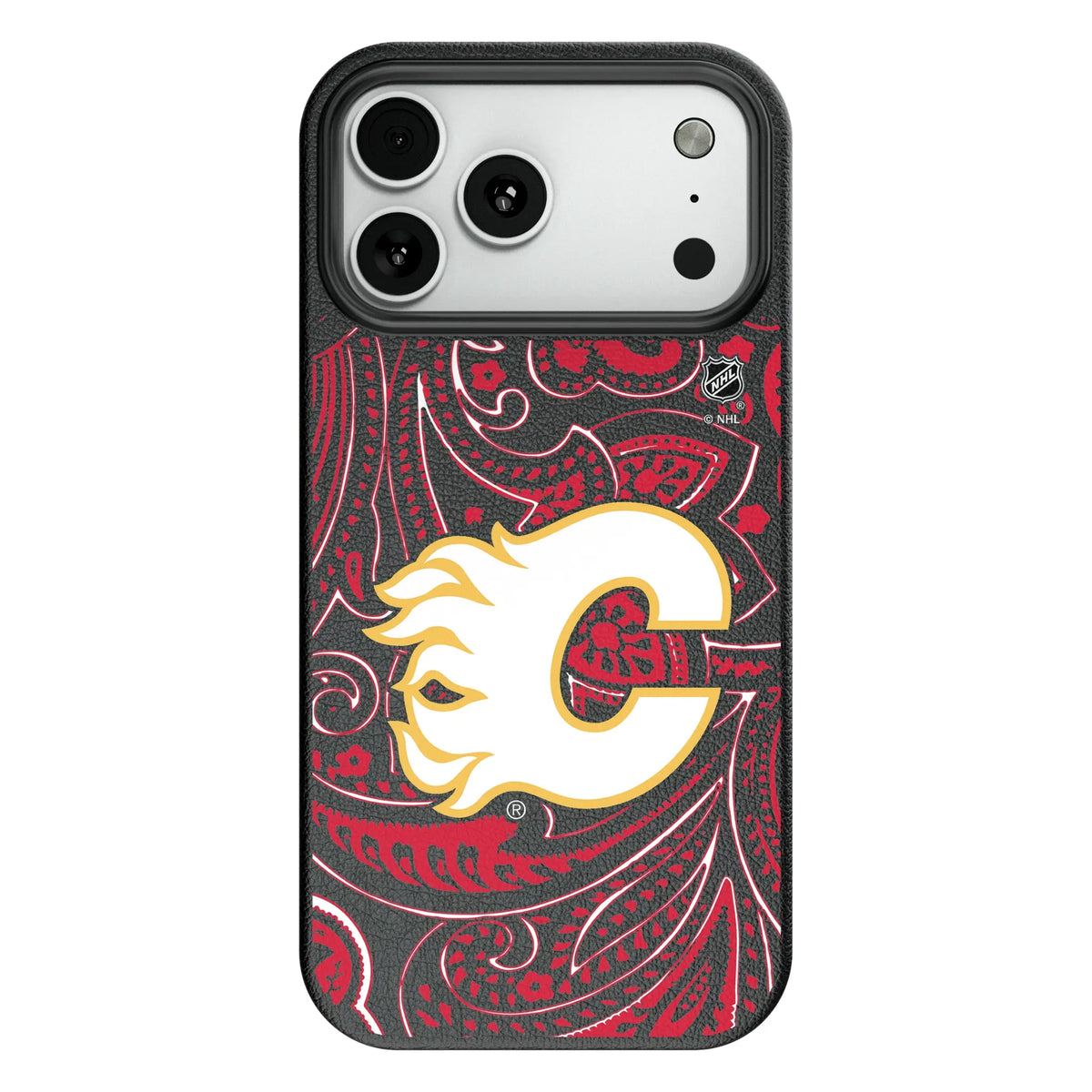 Calgary Flames Paisley MagSafe Compatible Phone Case for Apple iPhone 11