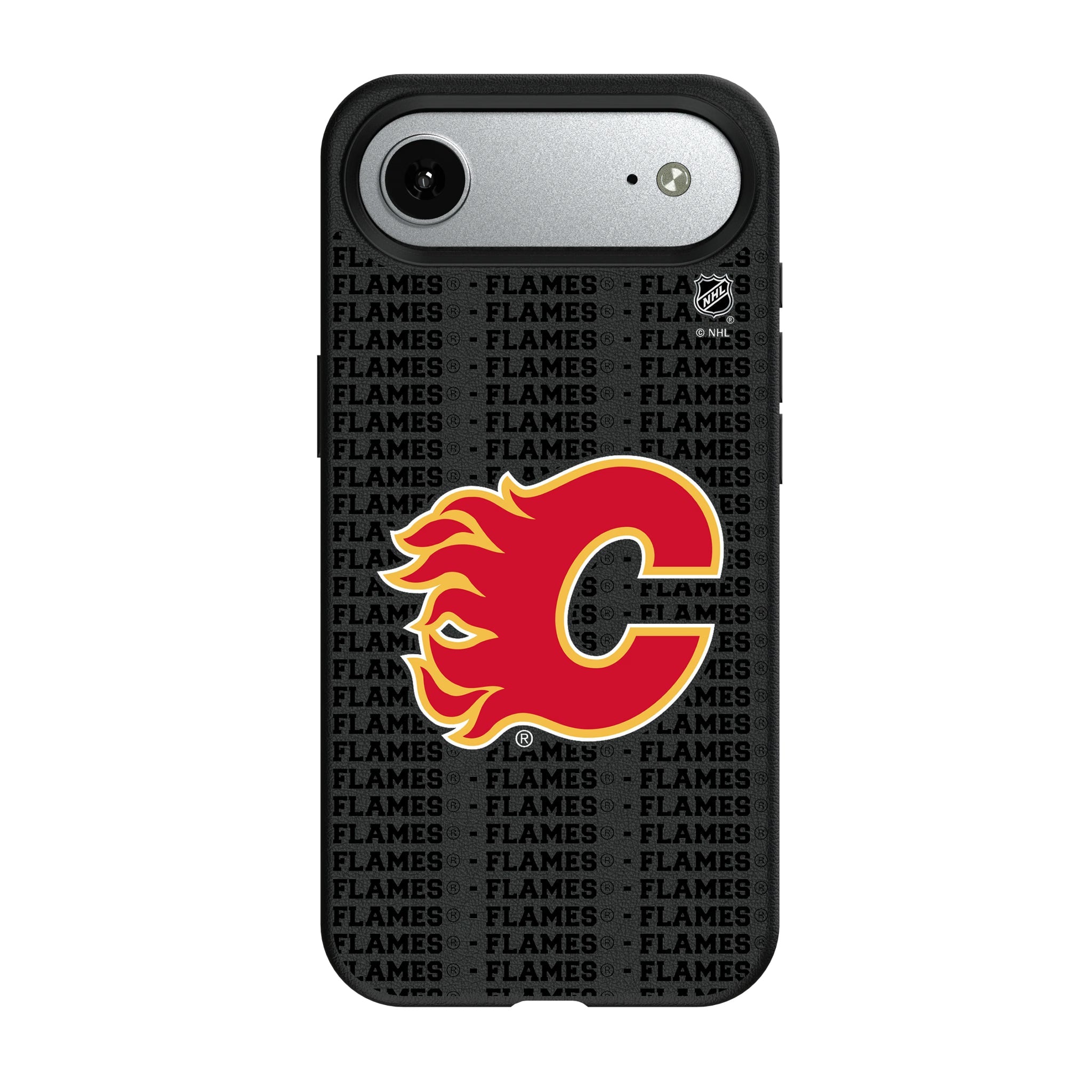 Calgary Flames Text Backdrop MagSafe Compatible Phone Case for Apple iPhone 8