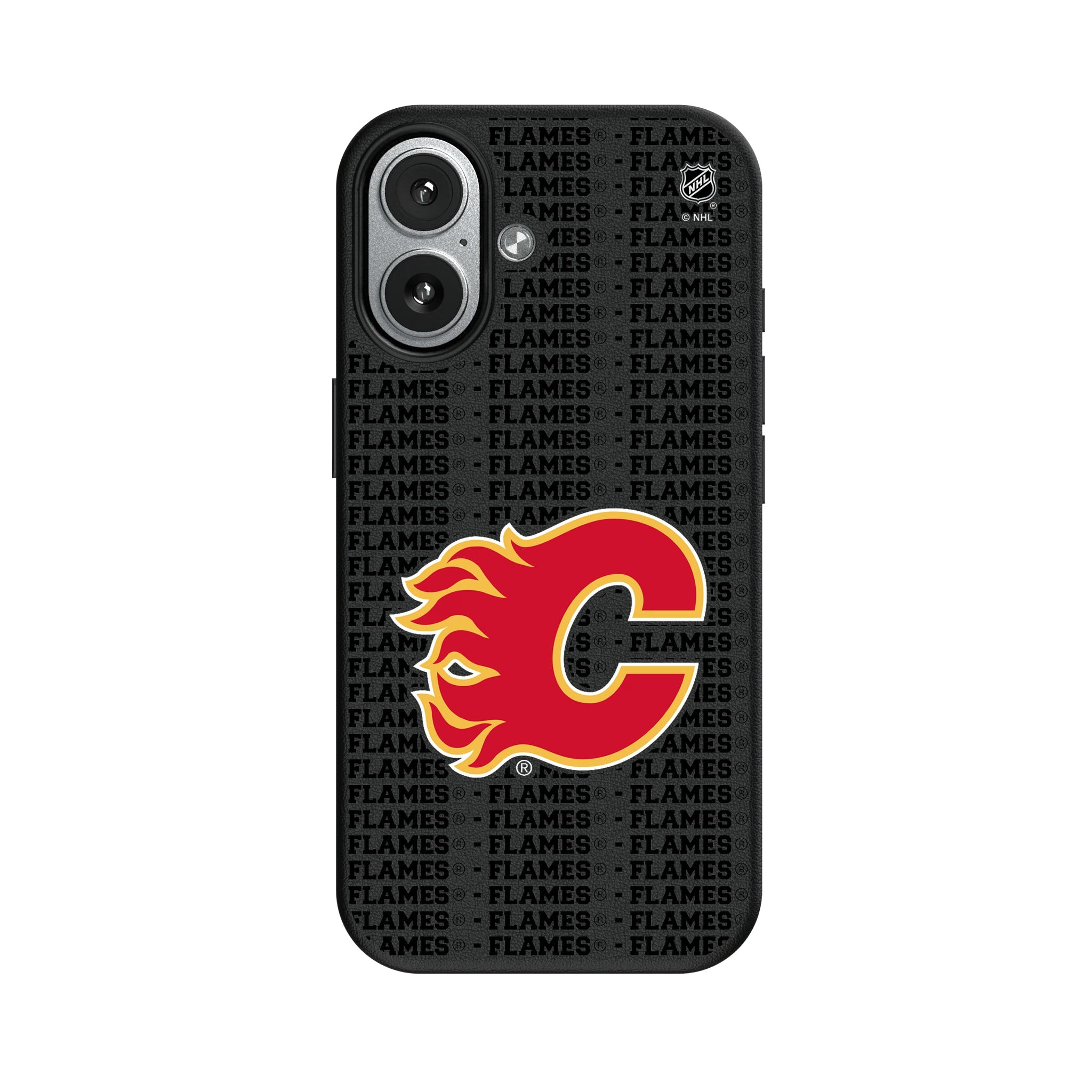 Calgary Flames Text Backdrop MagSafe Compatible Phone Case for Apple iPhone 7