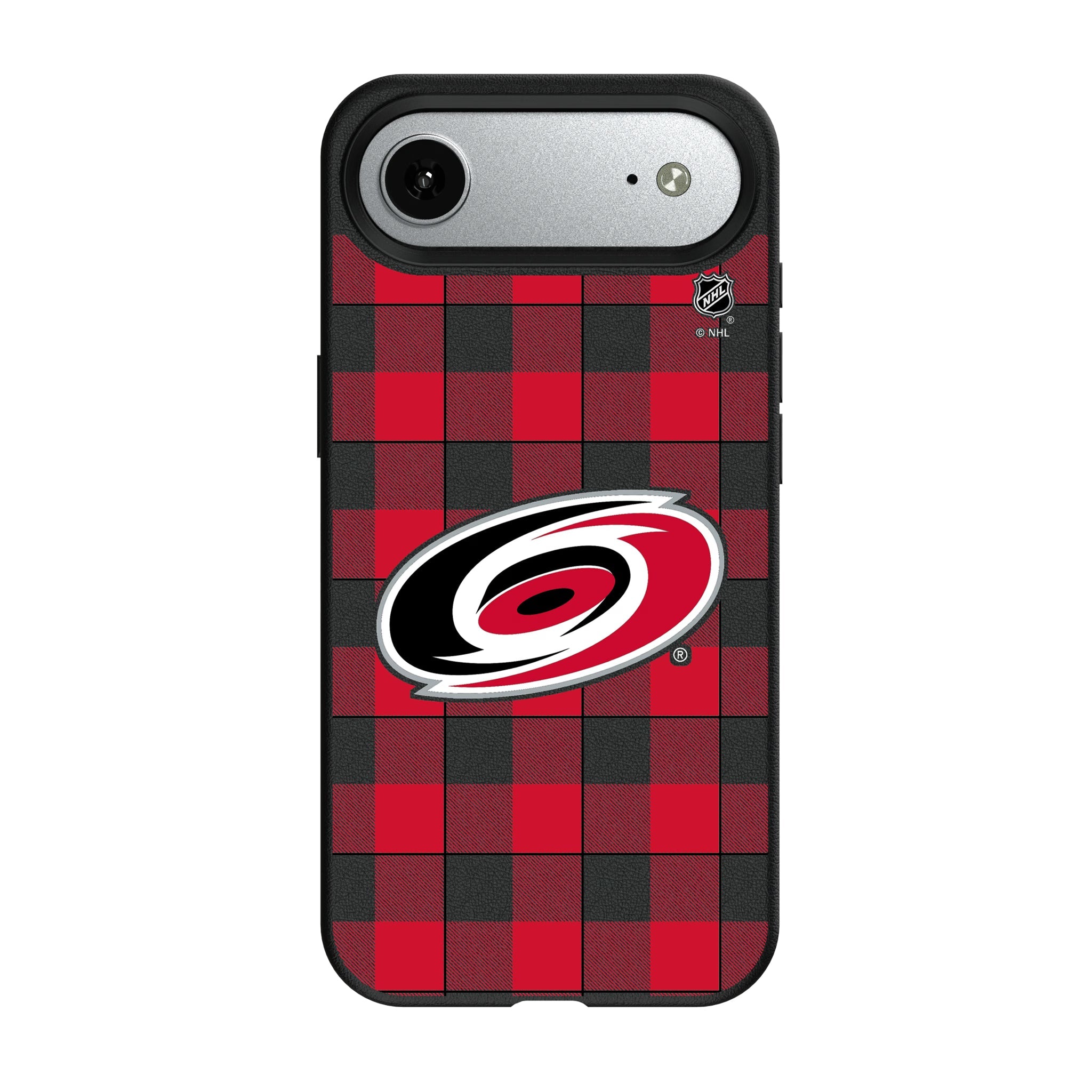 Carolina Hurricanes Plaid MagSafe Compatible Phone Case for Apple iPhone 8
