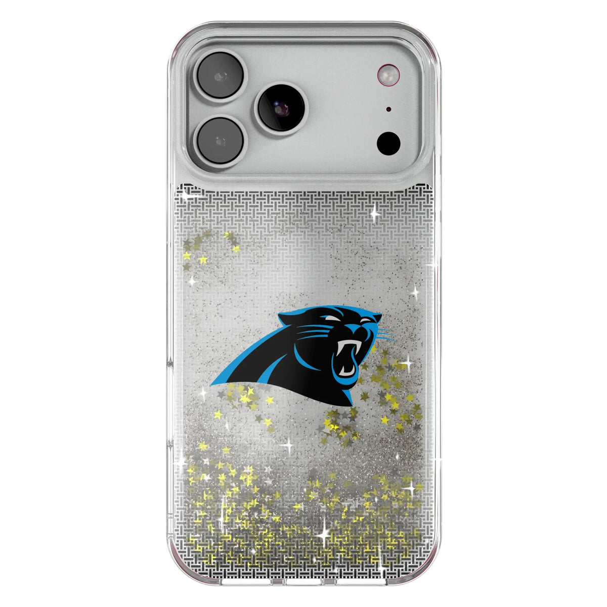Carolina Panthers Linen Glitter Phone Case 18
