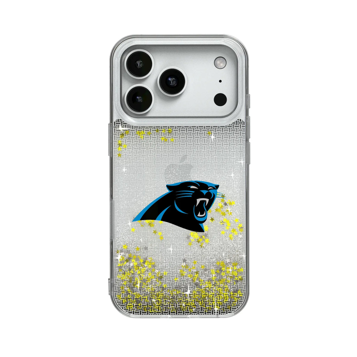 Carolina Panthers Linen Glitter Phone Case 19