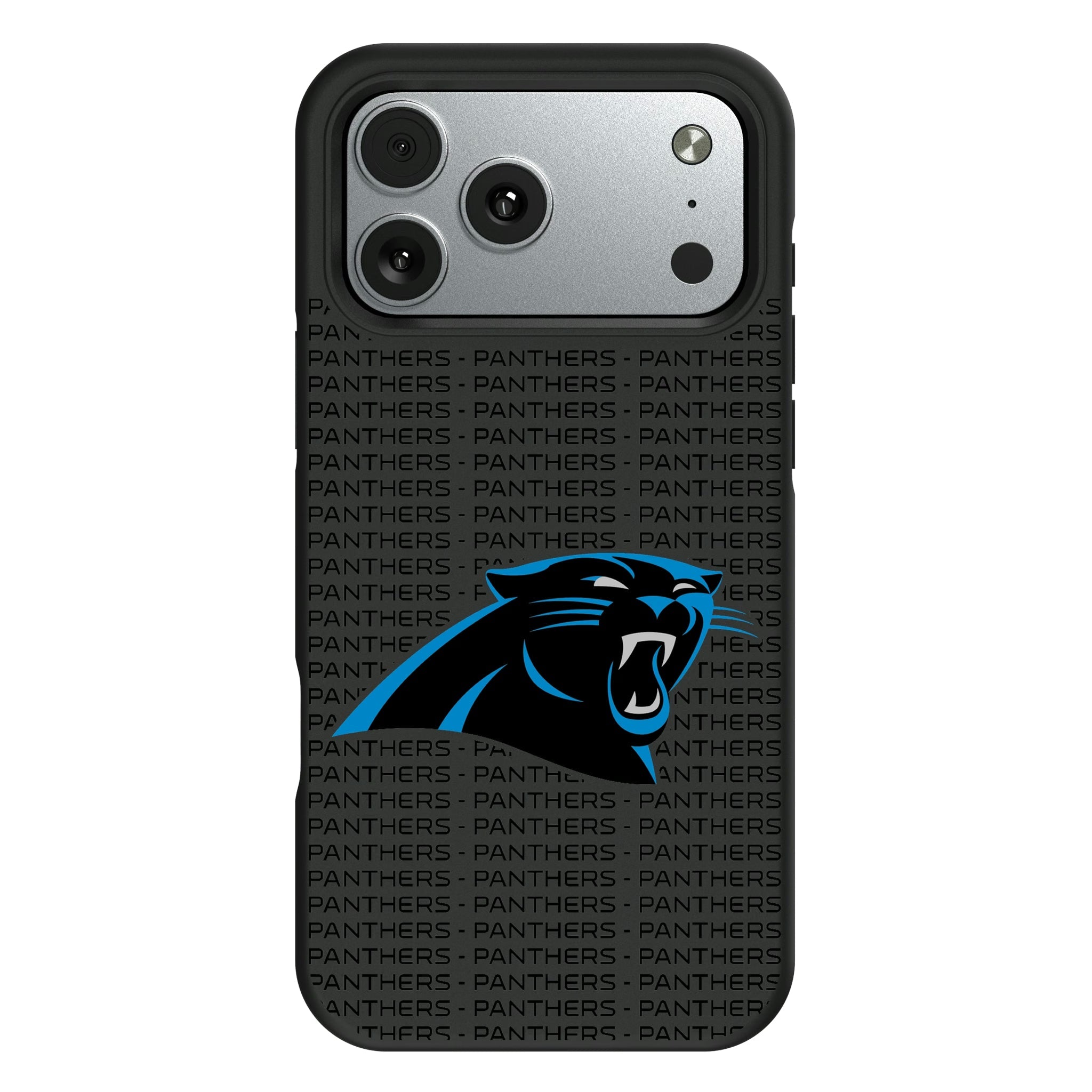 Carolina Panthers Text Backdrop Bump Phone Case 10