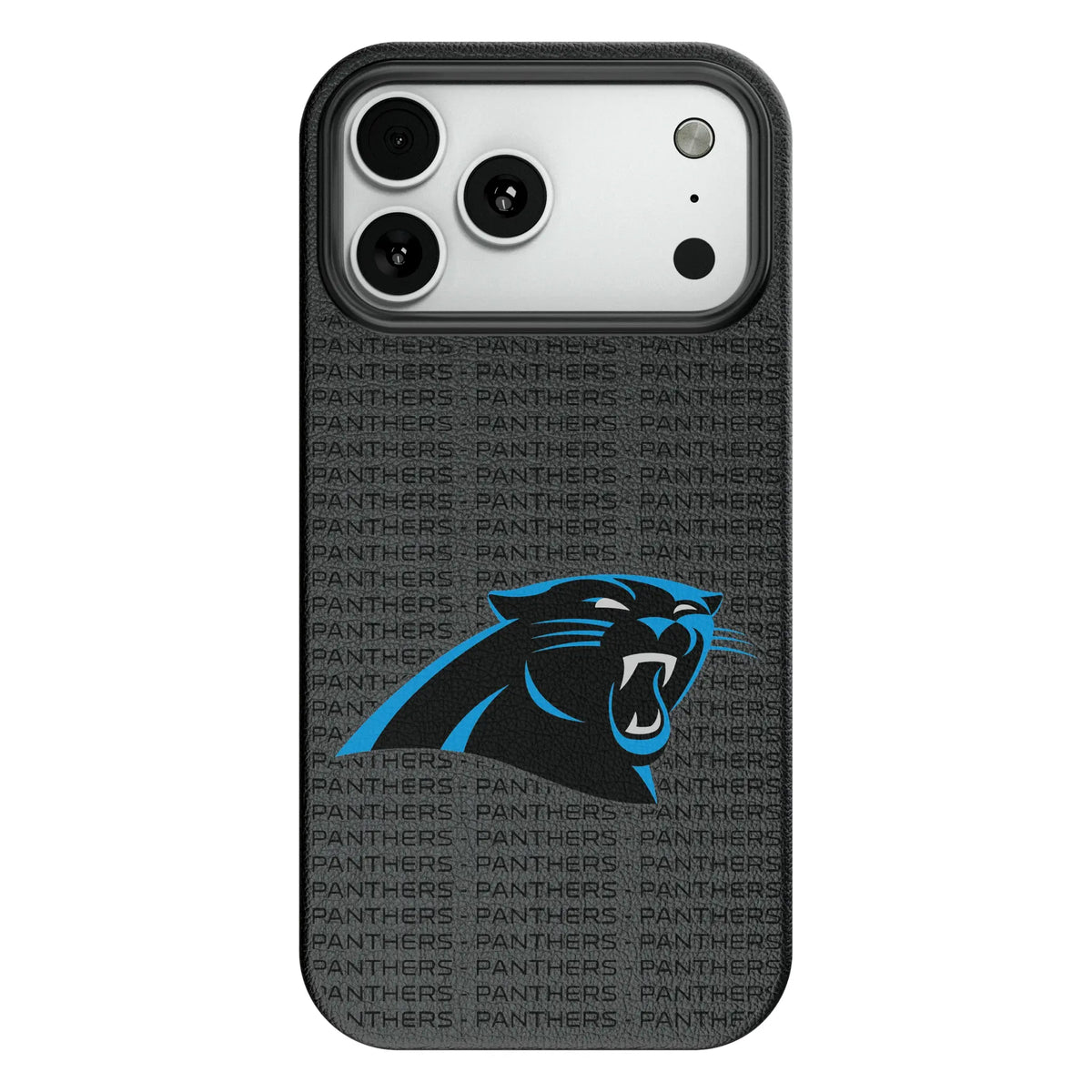 Carolina Panthers Text Backdrop MagSafe Compatible Phone Case for Apple iPhone 10