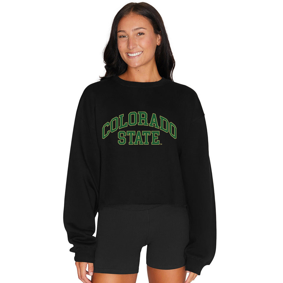 Colorado State Black Crewneck | lojobands