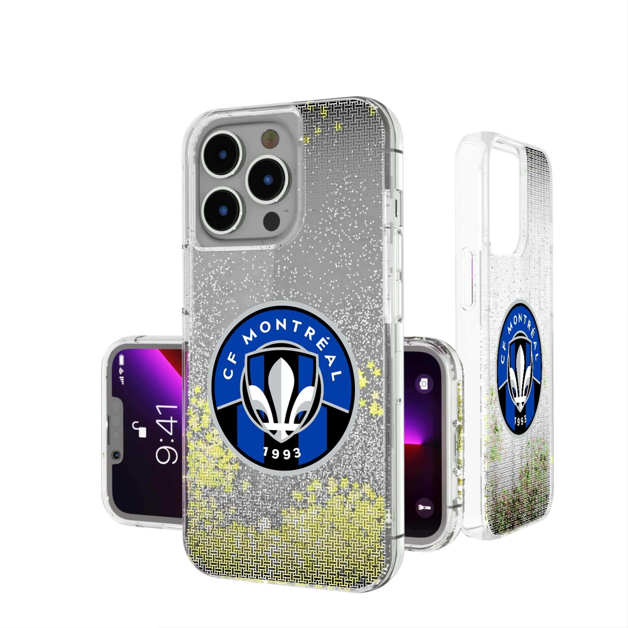 CF Montreal  Linen Glitter Phone Case 3