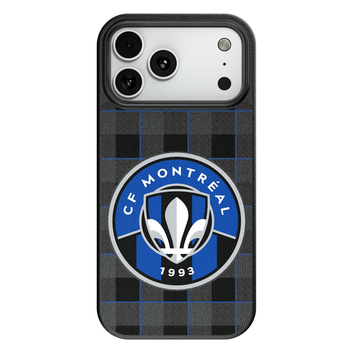 CF Montreal Plaid MagSafe Compatible Phone Case for Apple iPhone 8