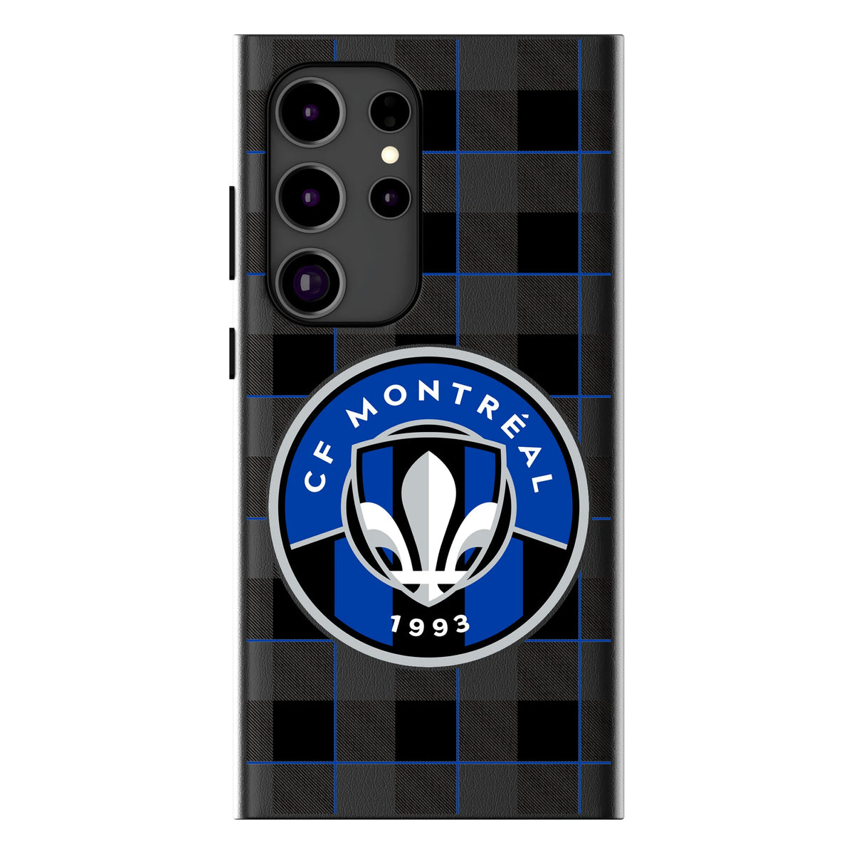 CF Montreal Plaid MagSafe Compatible Phone Case for Samsung Galaxy 13