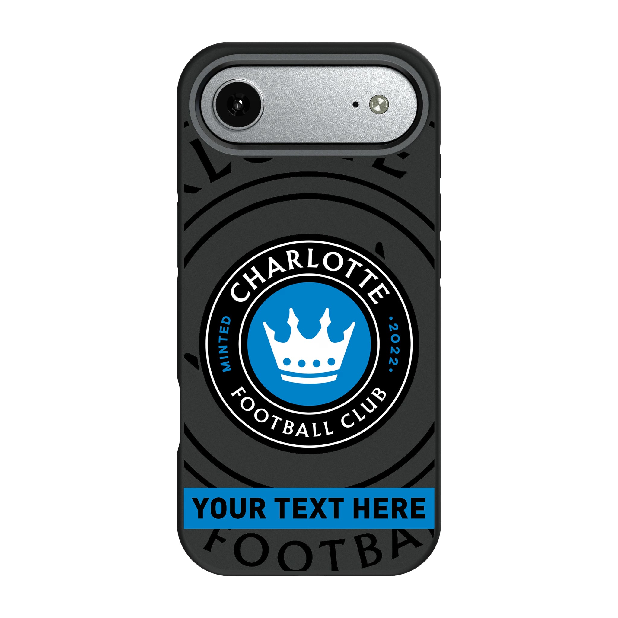Charlotte FC Personalized Tilt Bump Phone Case for Apple iPhone 10