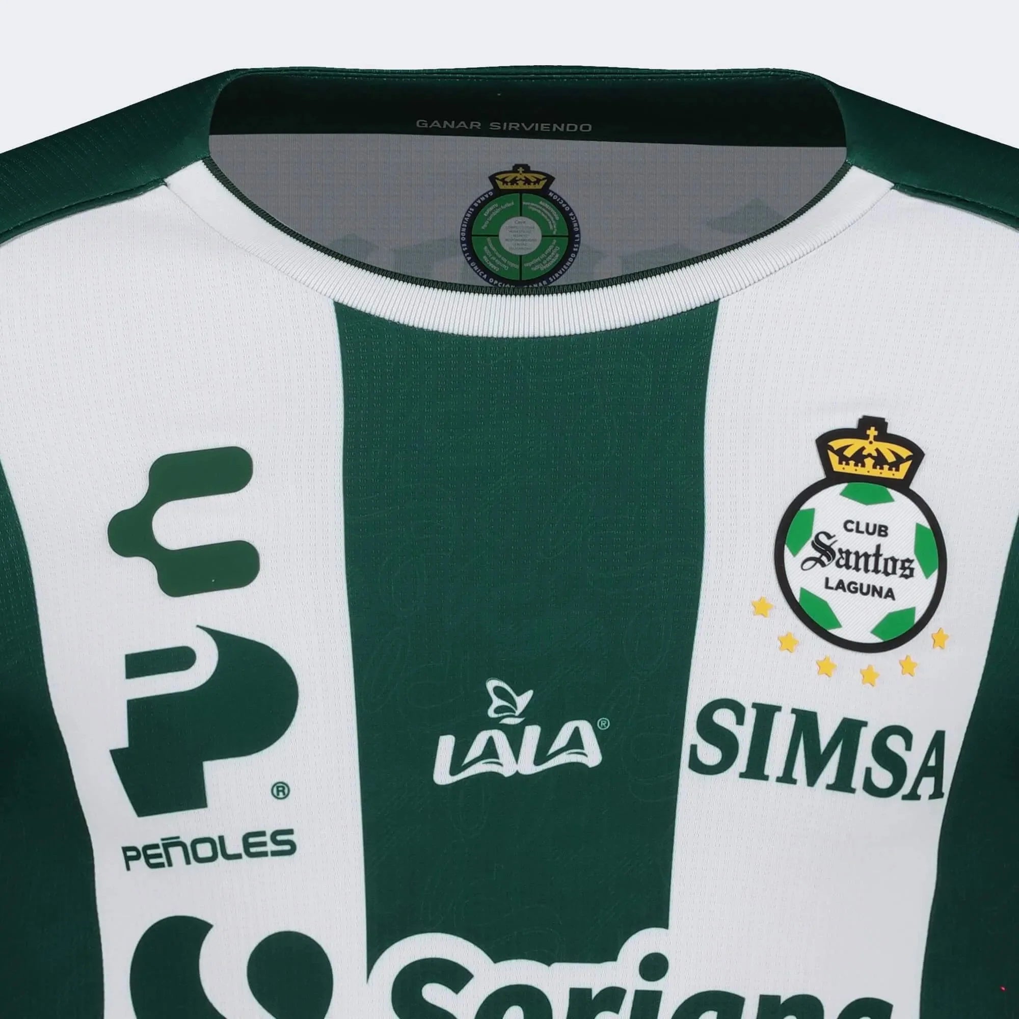 Charly 2024-25 Santos Men's Stadium Home Long-Sleeve Jersey 3