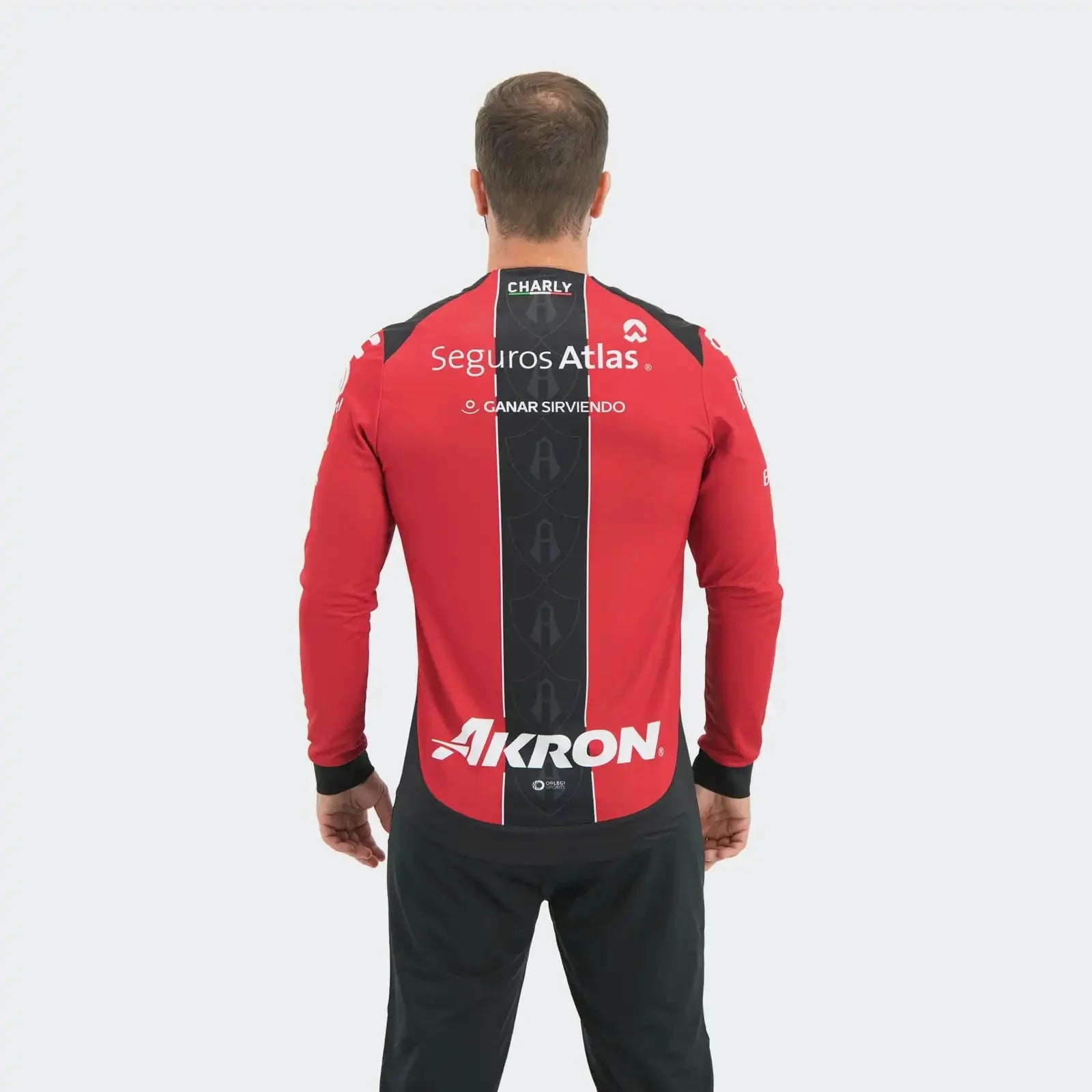 Charly 2025-26 Atlas Men's Stadium Home Long-Sleeve Soccer Jersey 6