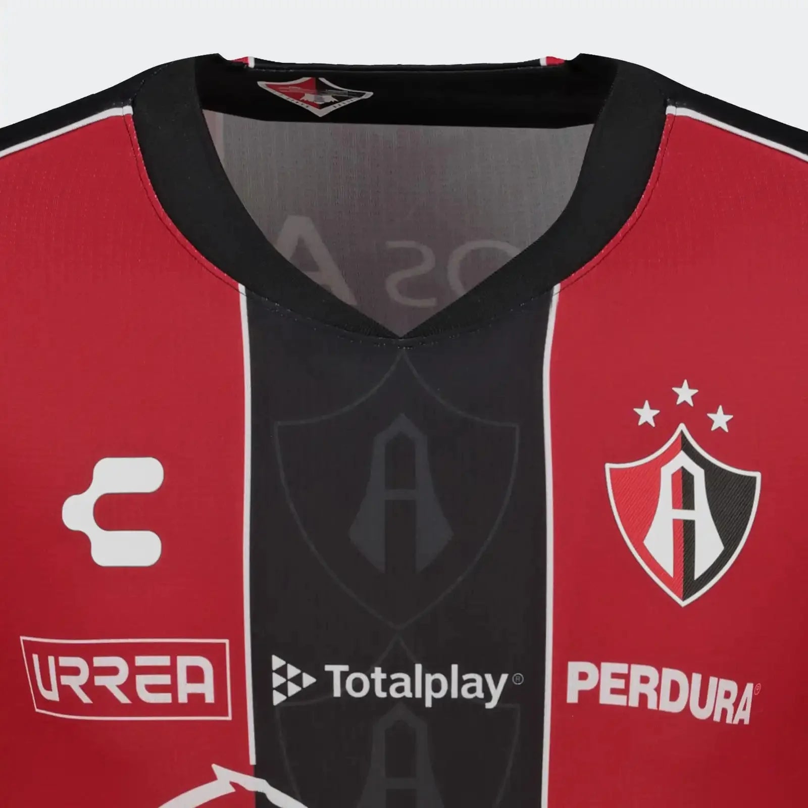 Charly 2025-26 Atlas Men's Stadium Home Long-Sleeve Soccer Jersey 4