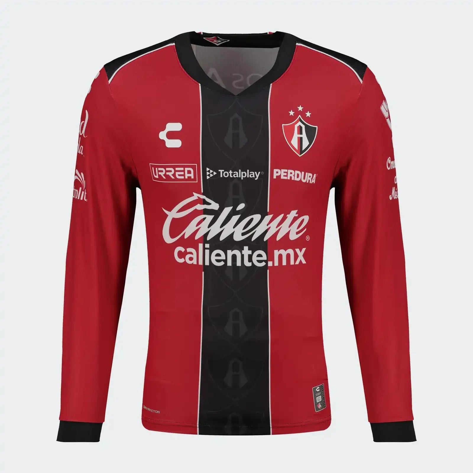 Charly 2025-26 Atlas Men's Stadium Home Long-Sleeve Soccer Jersey 1