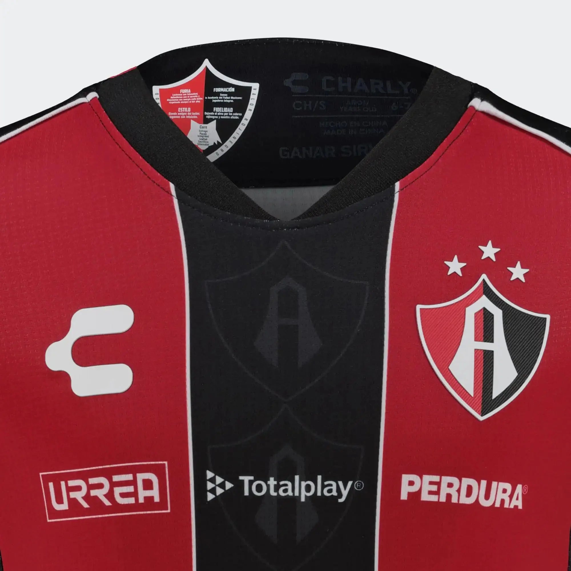 Charly 2025-26 Atlas Youth Stadium Home Soccer Jersey 3